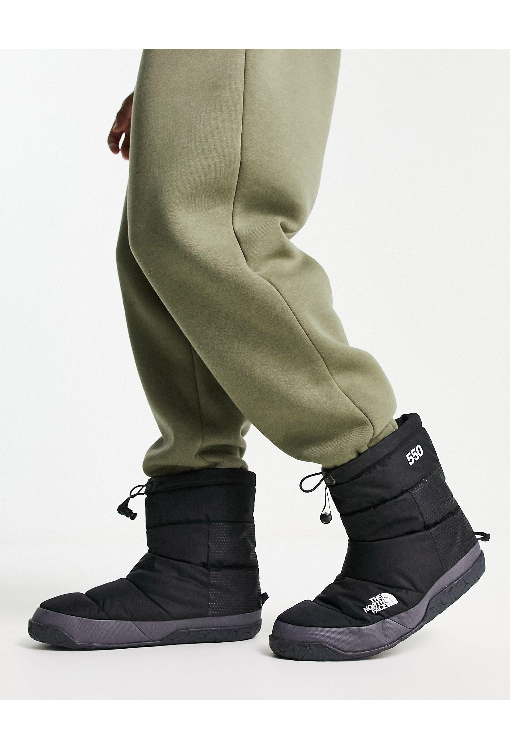 The North Face Nuptse Apres Down Insulated Boots in Green for Men | Lyst