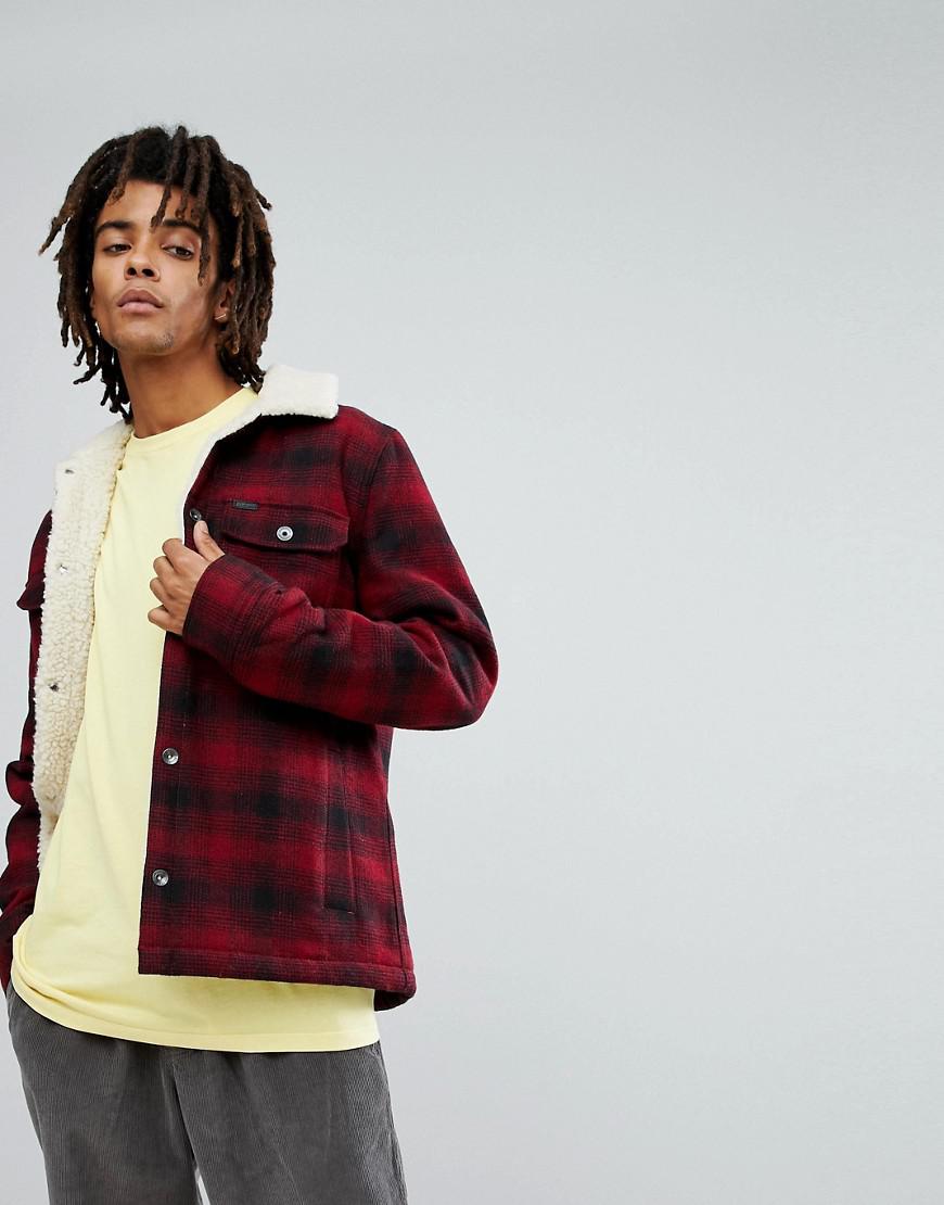 checkered borg jacket