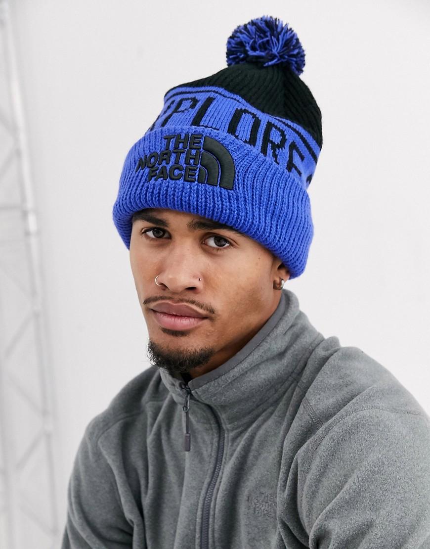 the north face pom beanie
