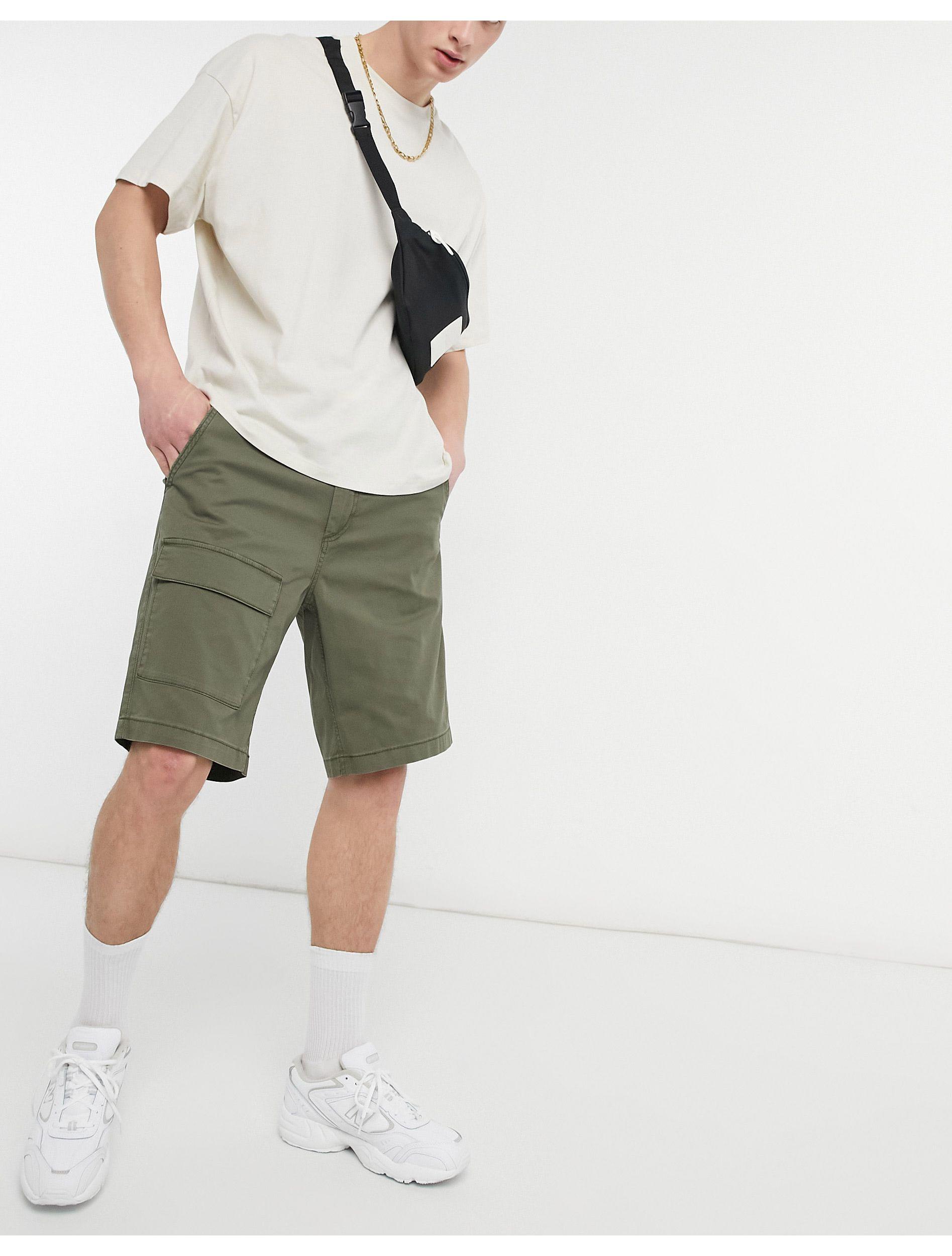 Levi's Youth Mariner Patch Pocket Lightweight Twill Cargo Shorts in Green  for Men | Lyst