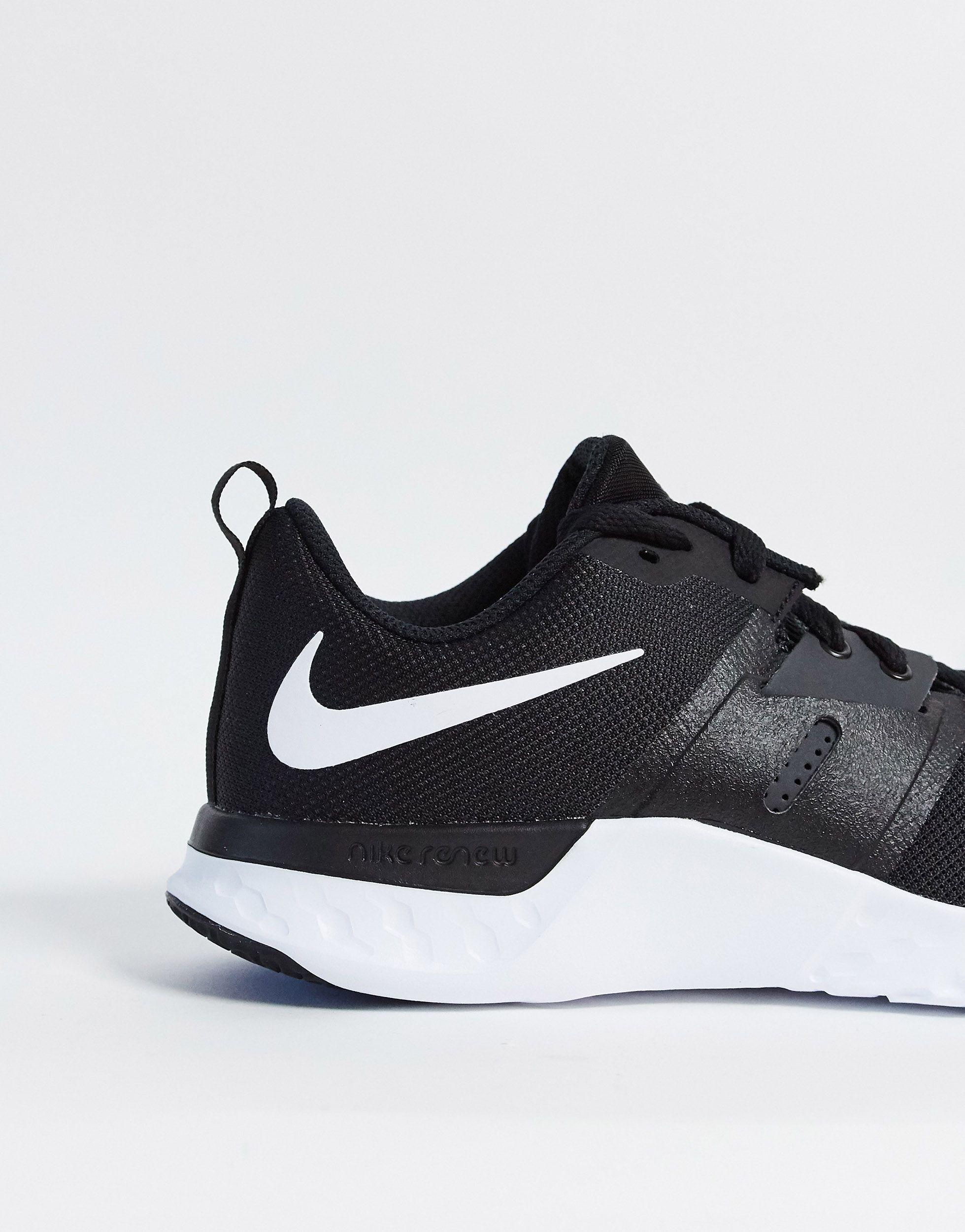 Nike Lace Renew Retaliation Tr 2 Training Shoes in Black/White (Black) for  Men | Lyst