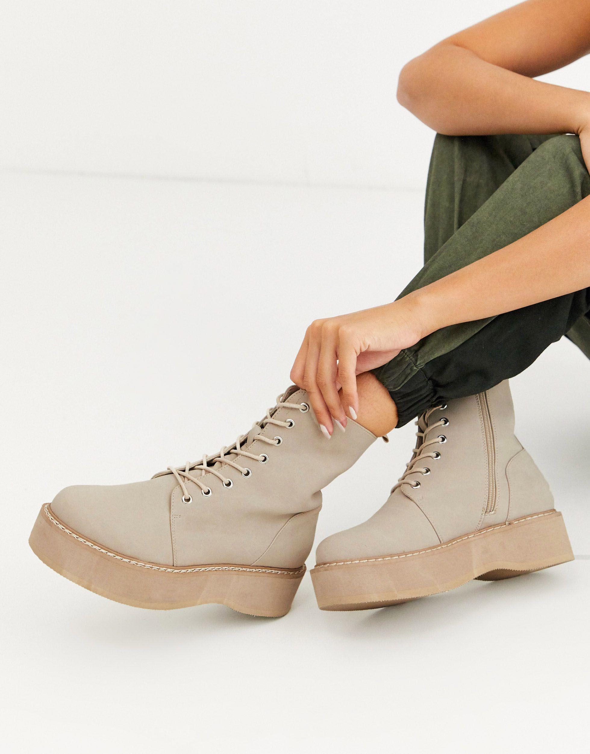 asos beige boots