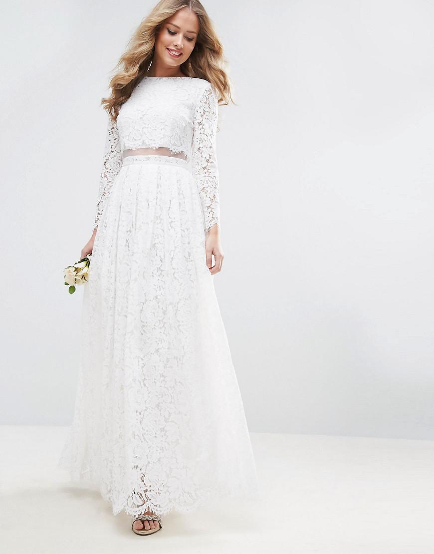 asos white long dress