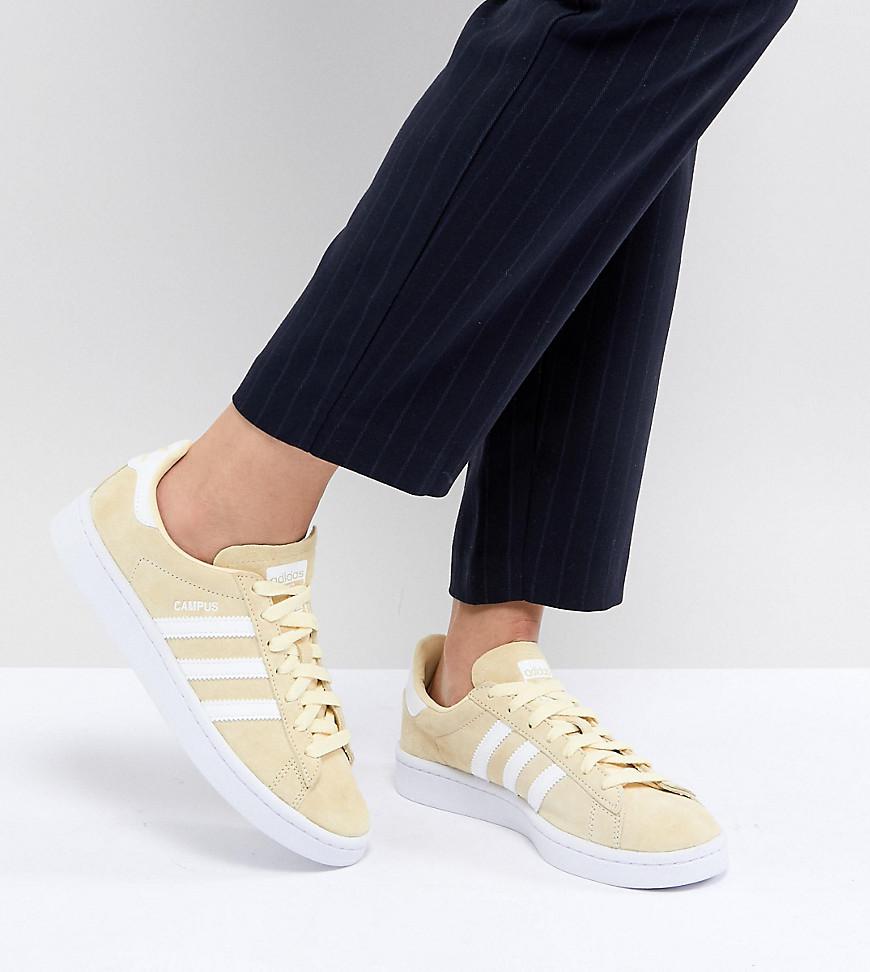 essay Kaal in stand houden adidas Originals Campus Trainers in Yellow | Lyst
