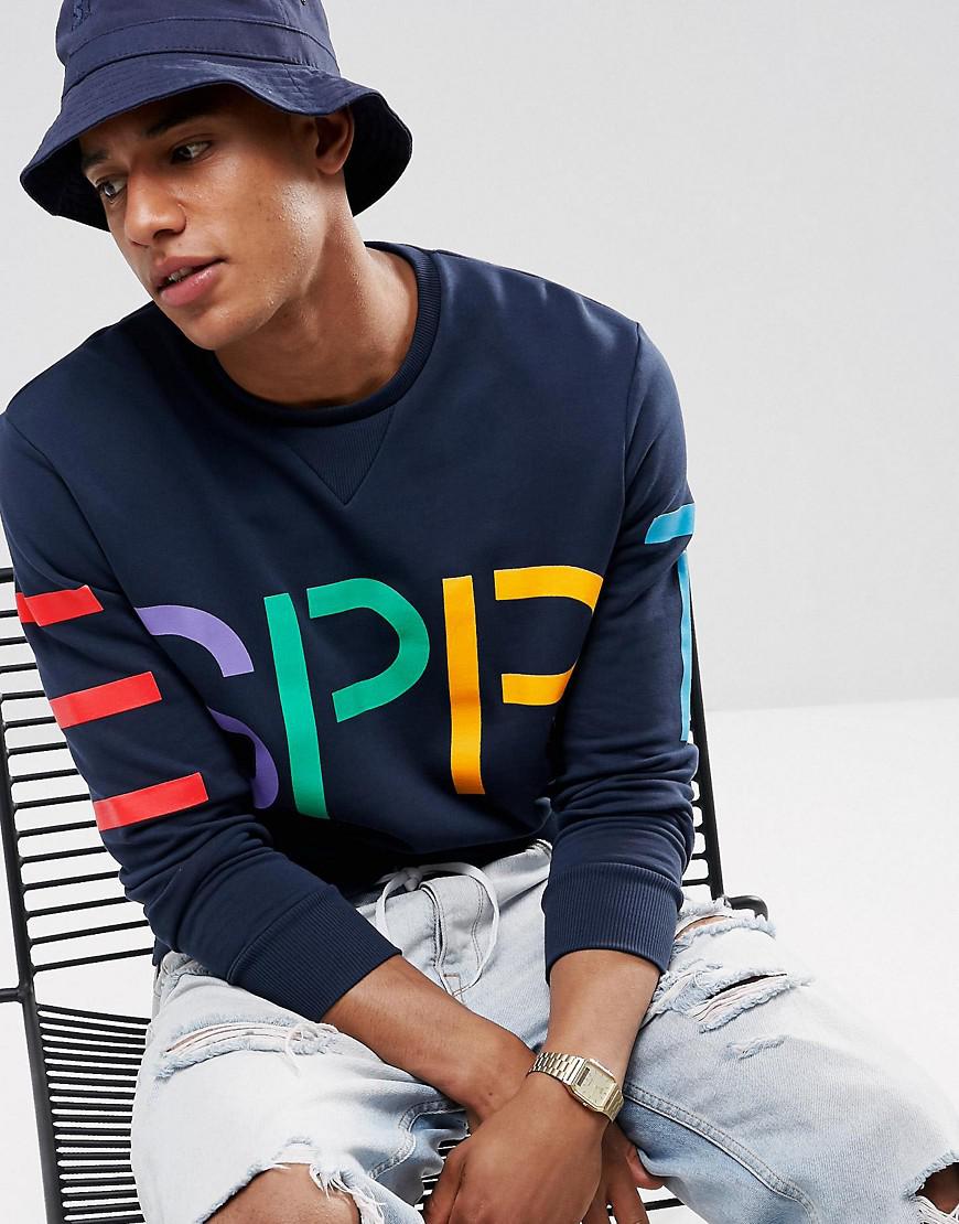 esprit logo sweatshirt