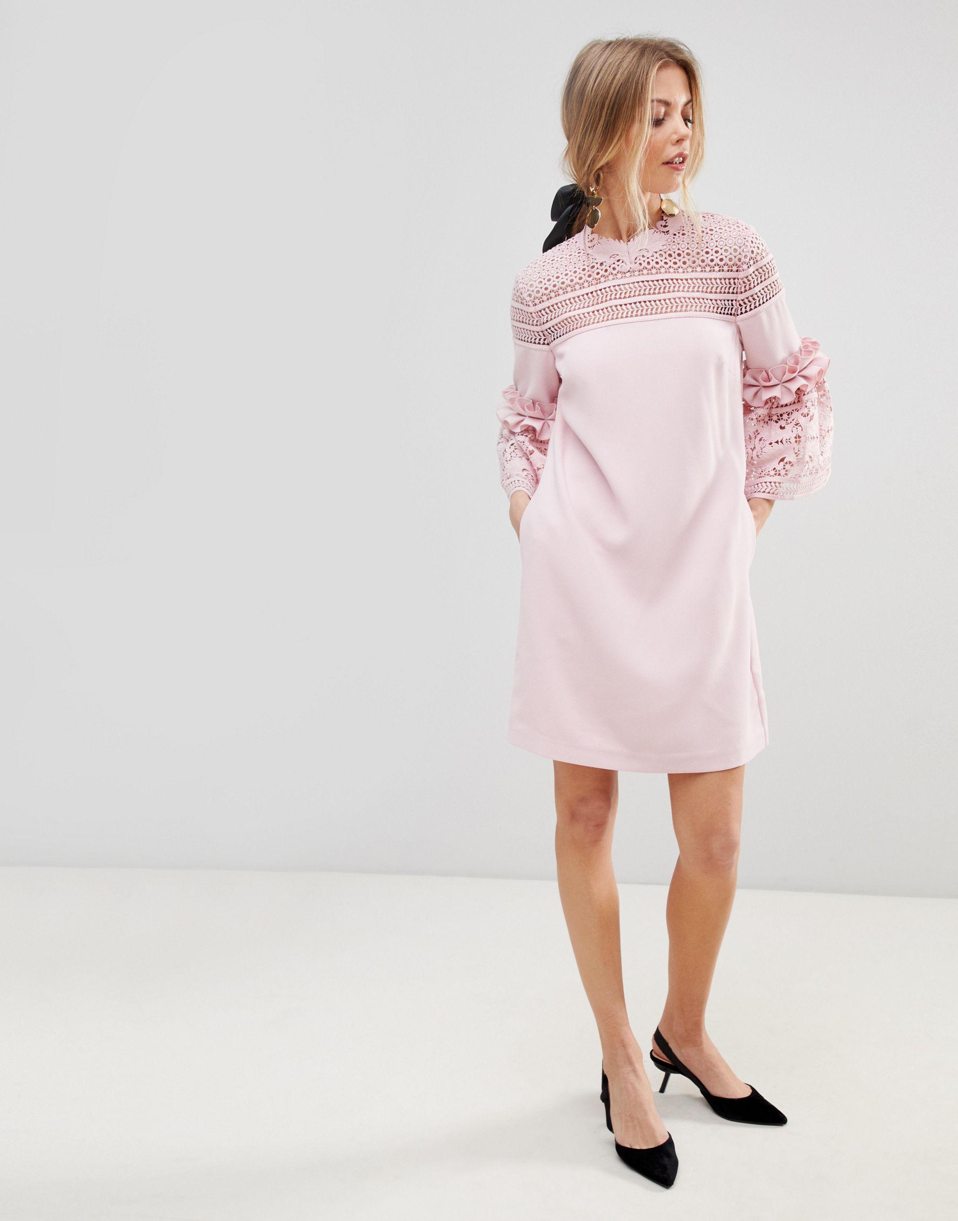 Ted baker roze jurk sale