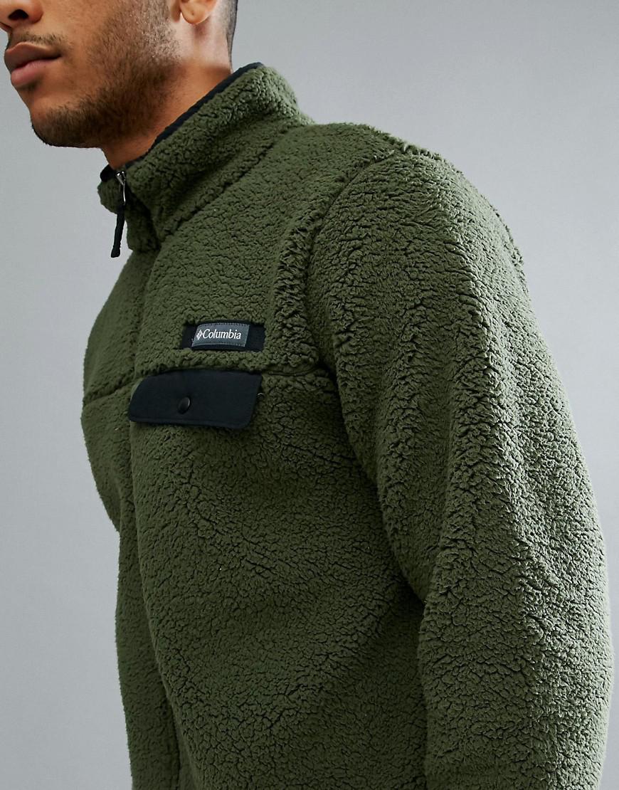 columbia mountain side heavyweight fleece full zip jacket