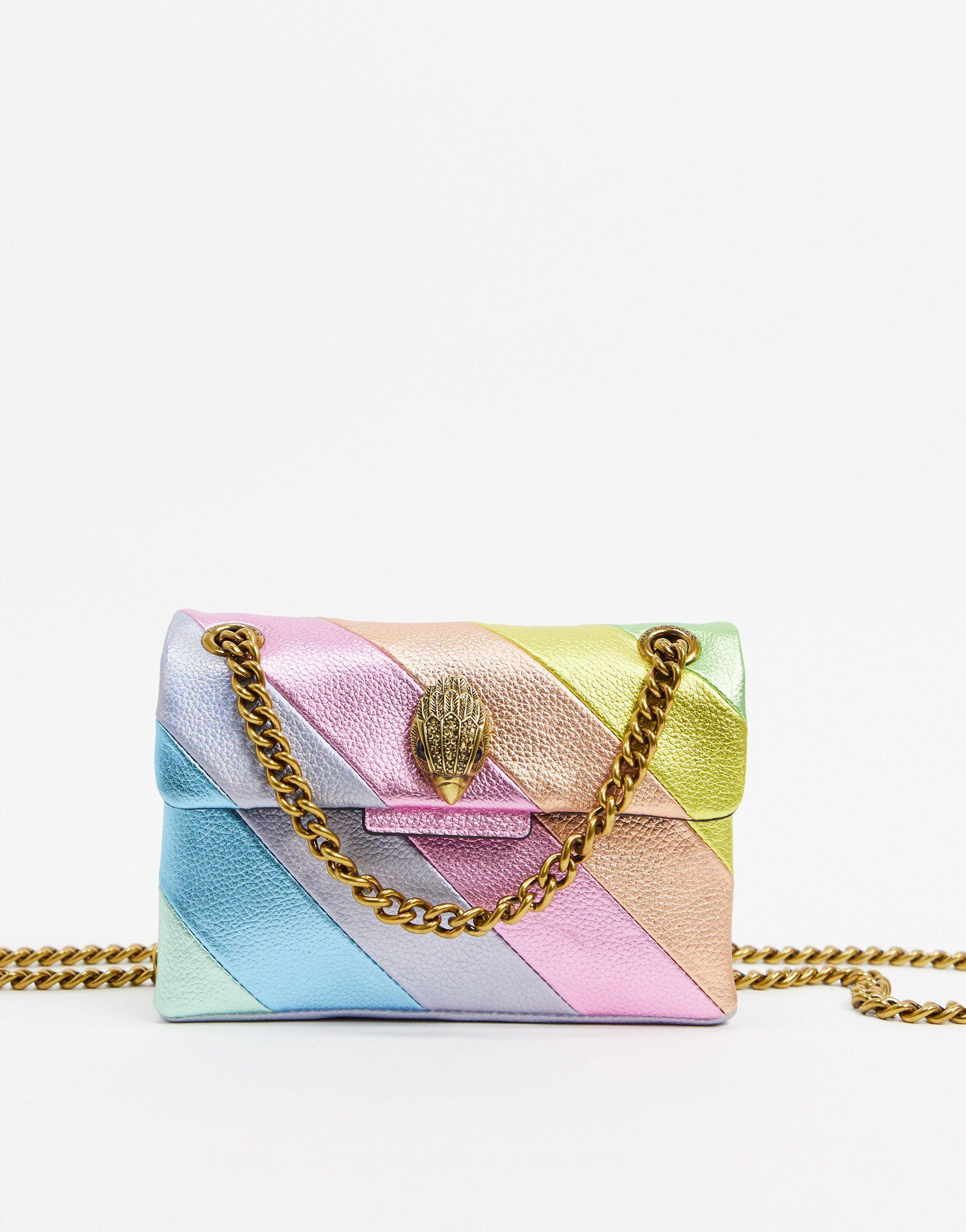 geiger cuir kurt geiger sac arc en ciel