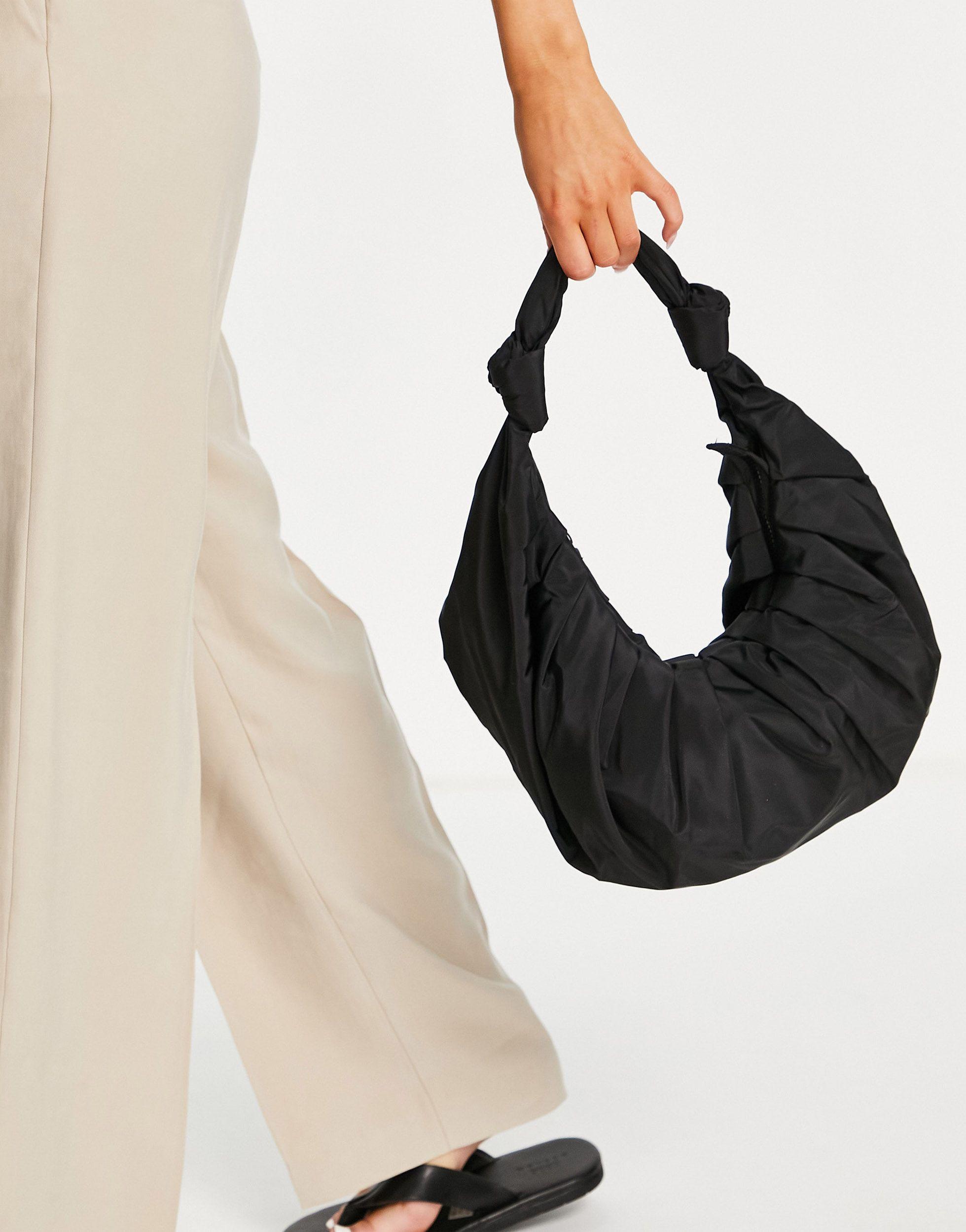 Mango ruched online bag