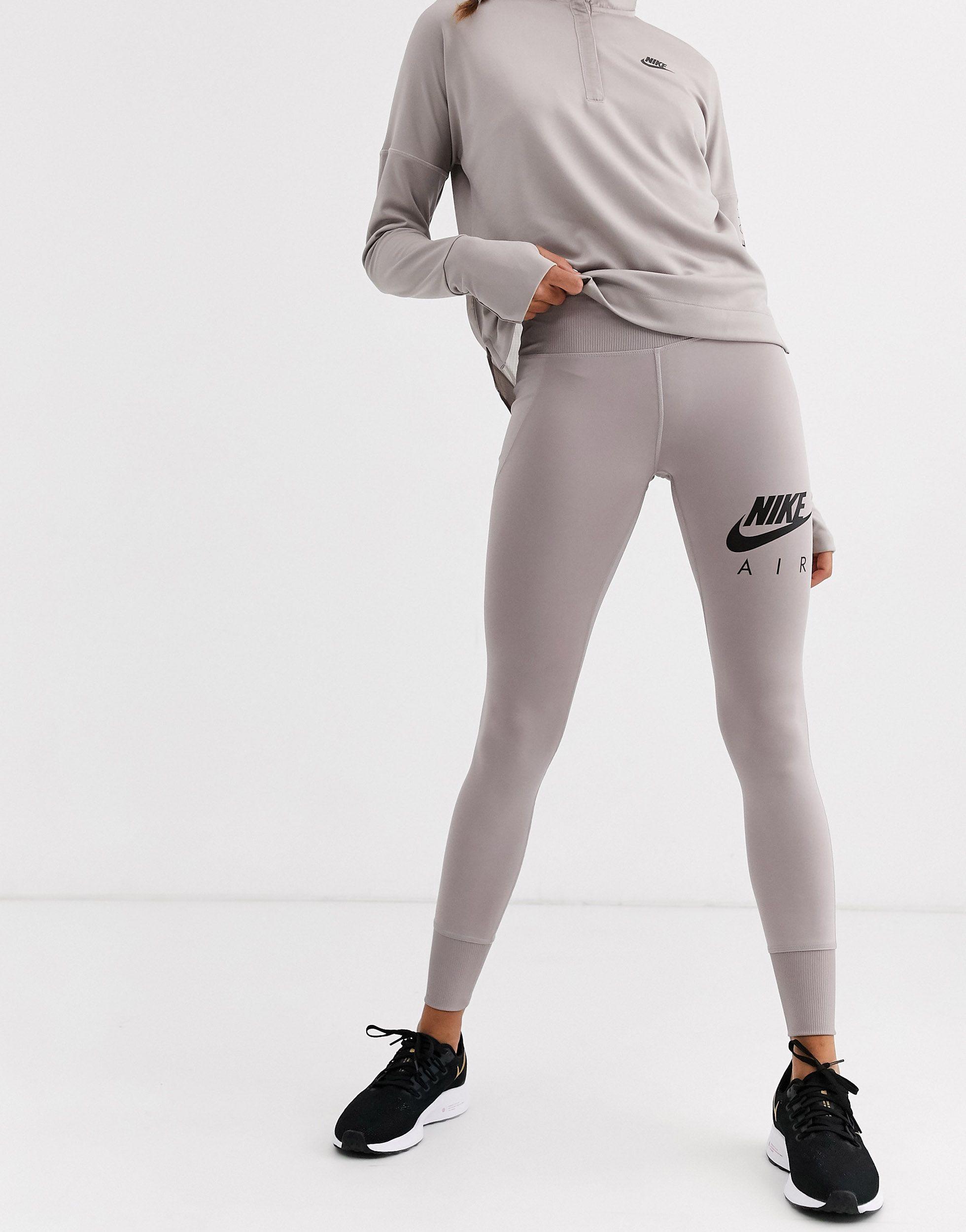 Nike - Air - Legging Synthétique Nike en coloris Gris - Lyst