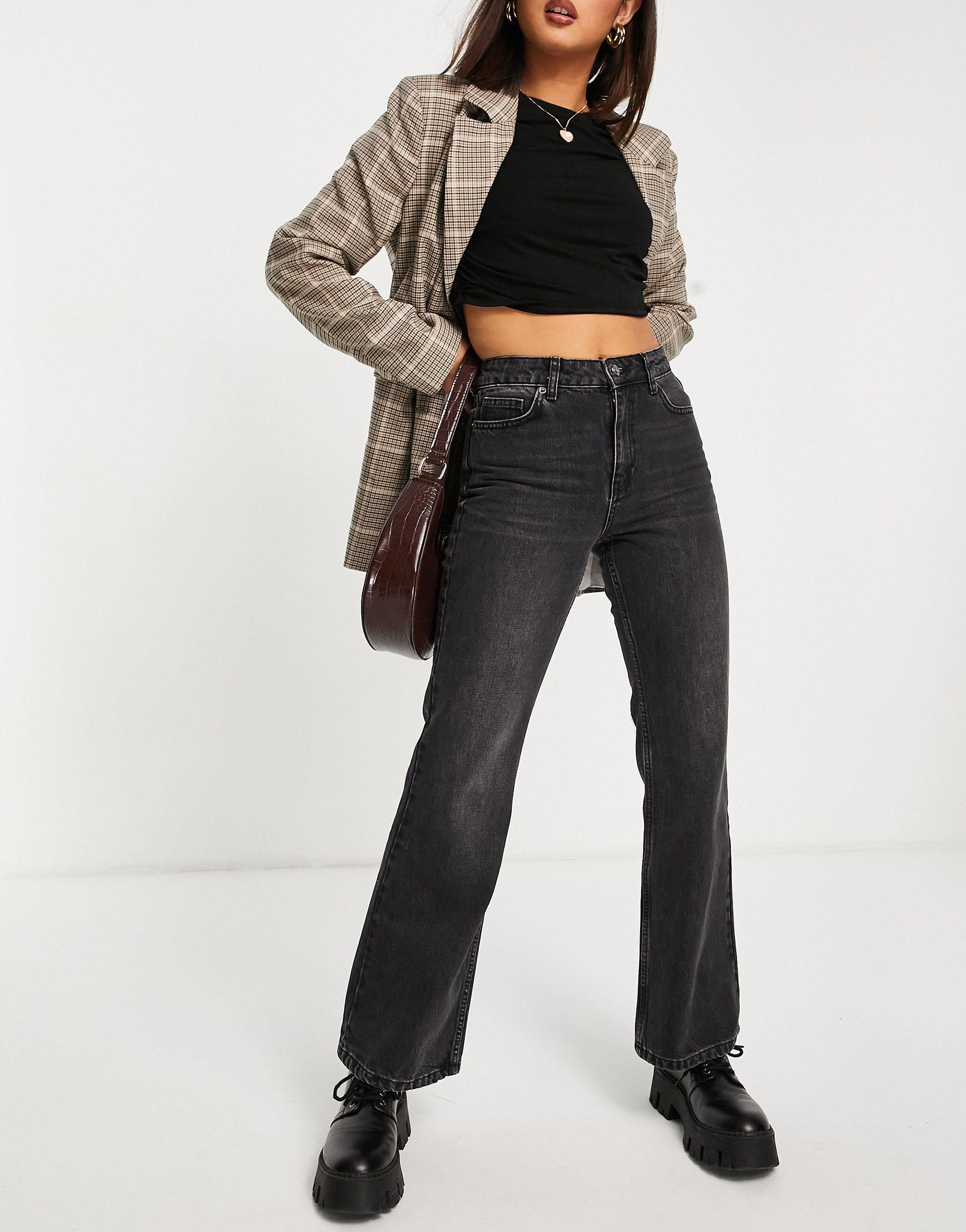 TOPSHOP Denim Two 90s Flare Jeans in 