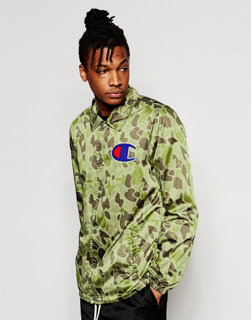 camo champion jacket