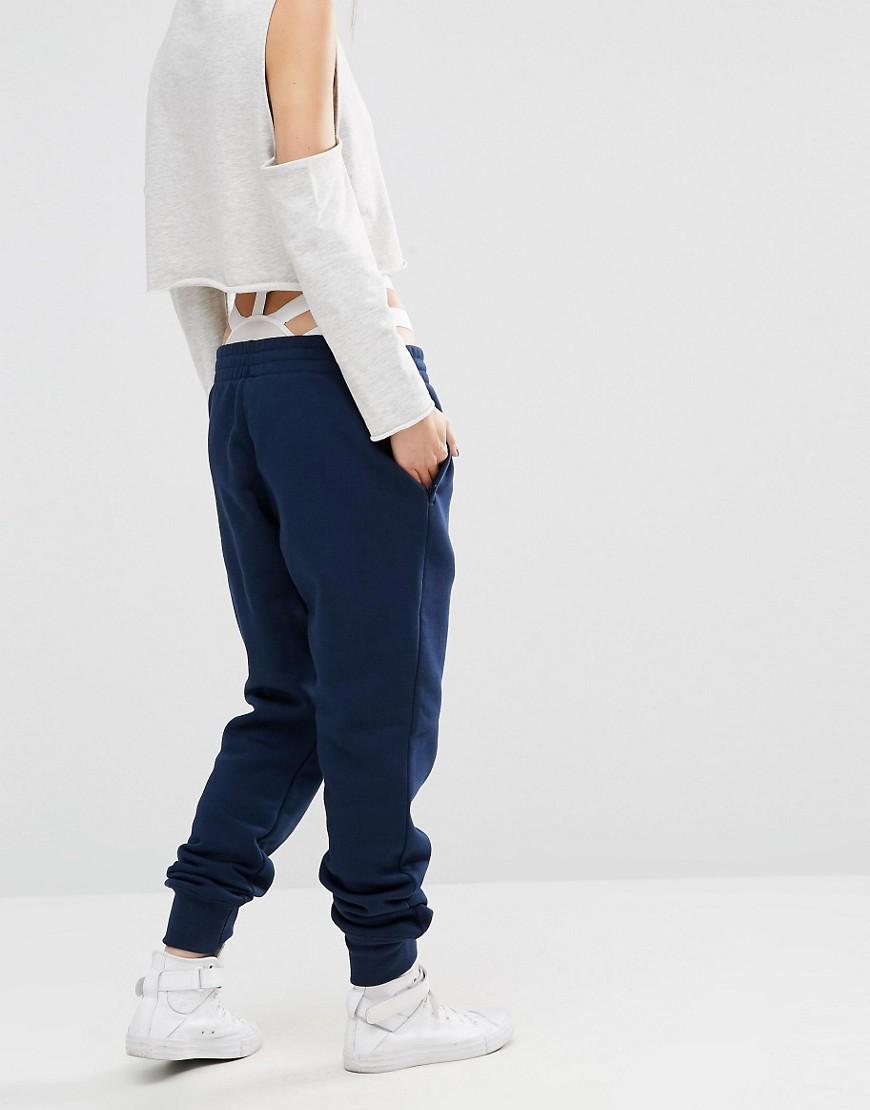 reebok classic sweatpants womens blue