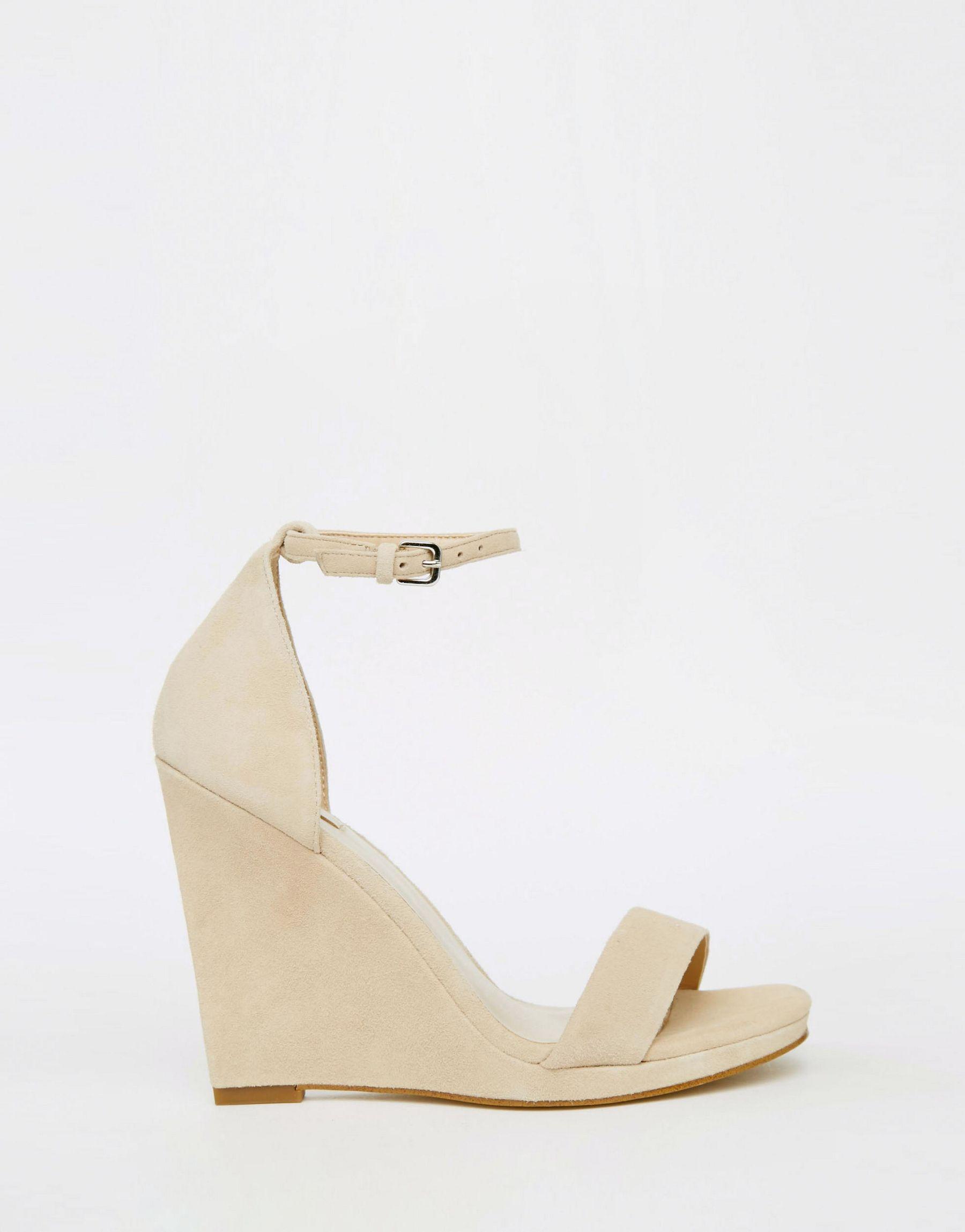 ALDO Suede Elley Wedge Sandals in - Lyst