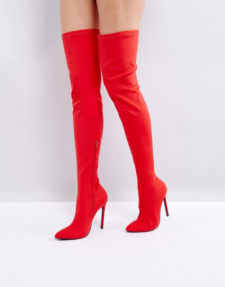 truffle collection thigh high boots