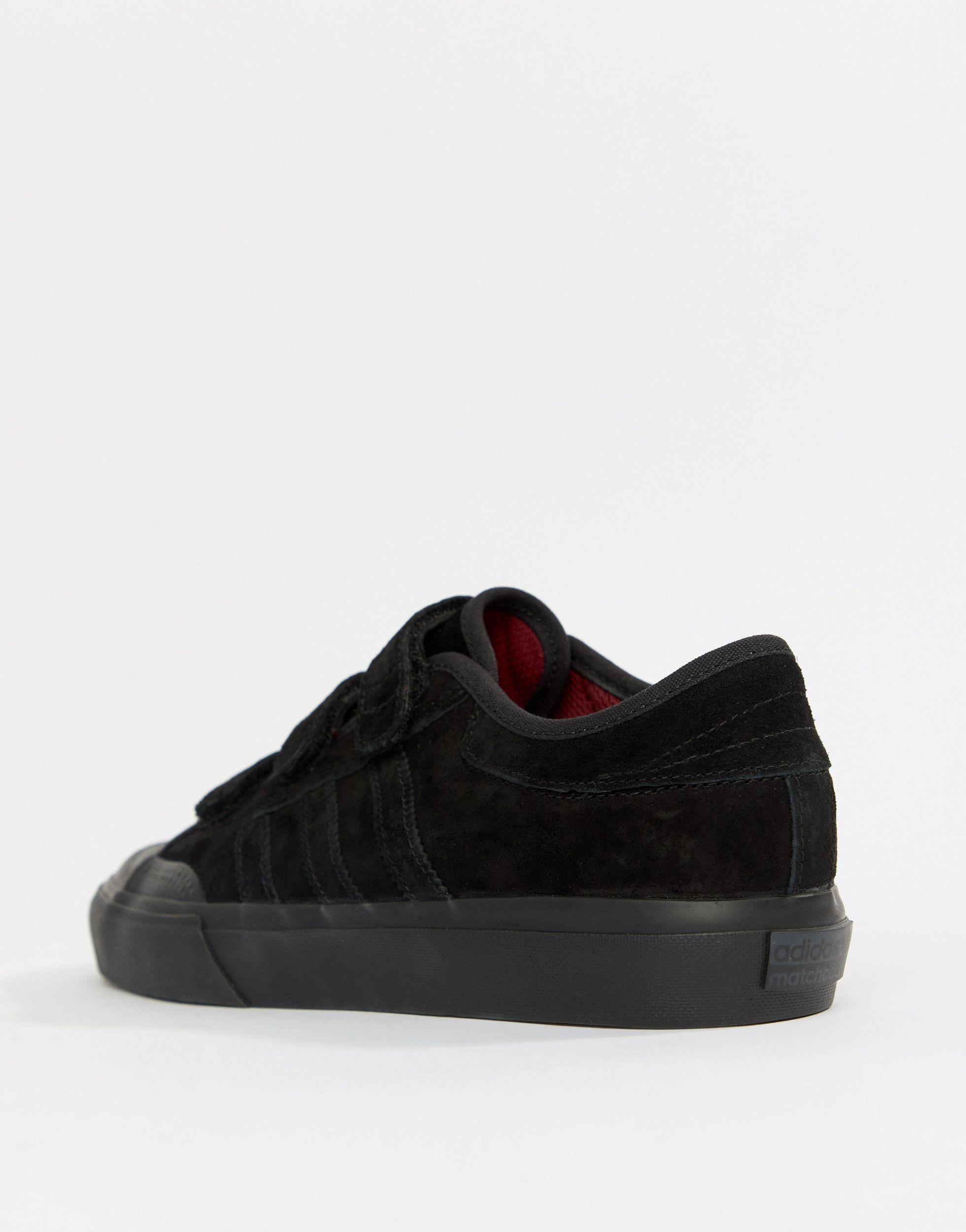 Snuble Literacy Junior adidas Originals Adidas Skate Boarding Matchcourt Cf Sneakers With Straps  in Black | Lyst