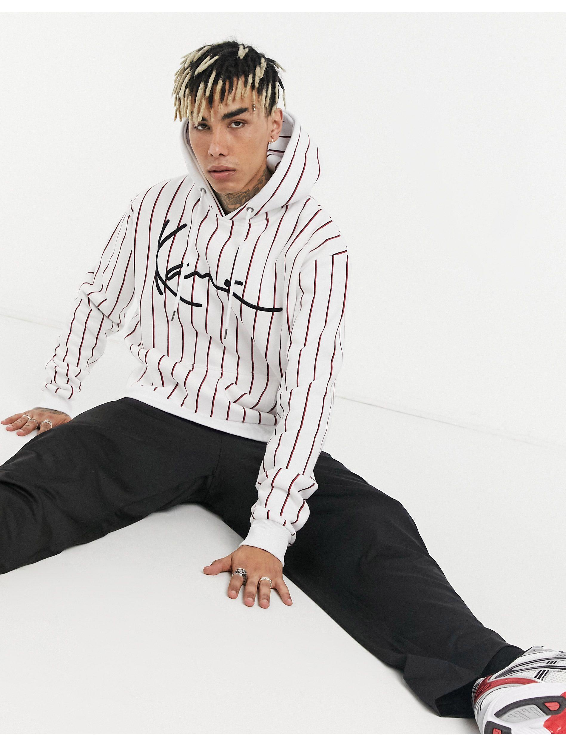 pinstripe sweatshirt