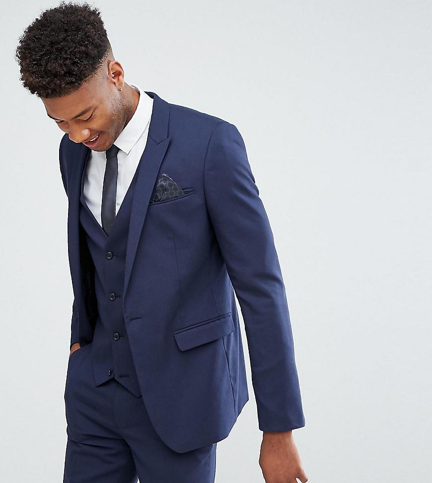 Mens Skinny Suits Navy Blue / ASOS Denim Tall Super Skinny Fit Suit Waistcoat in Navy Shop