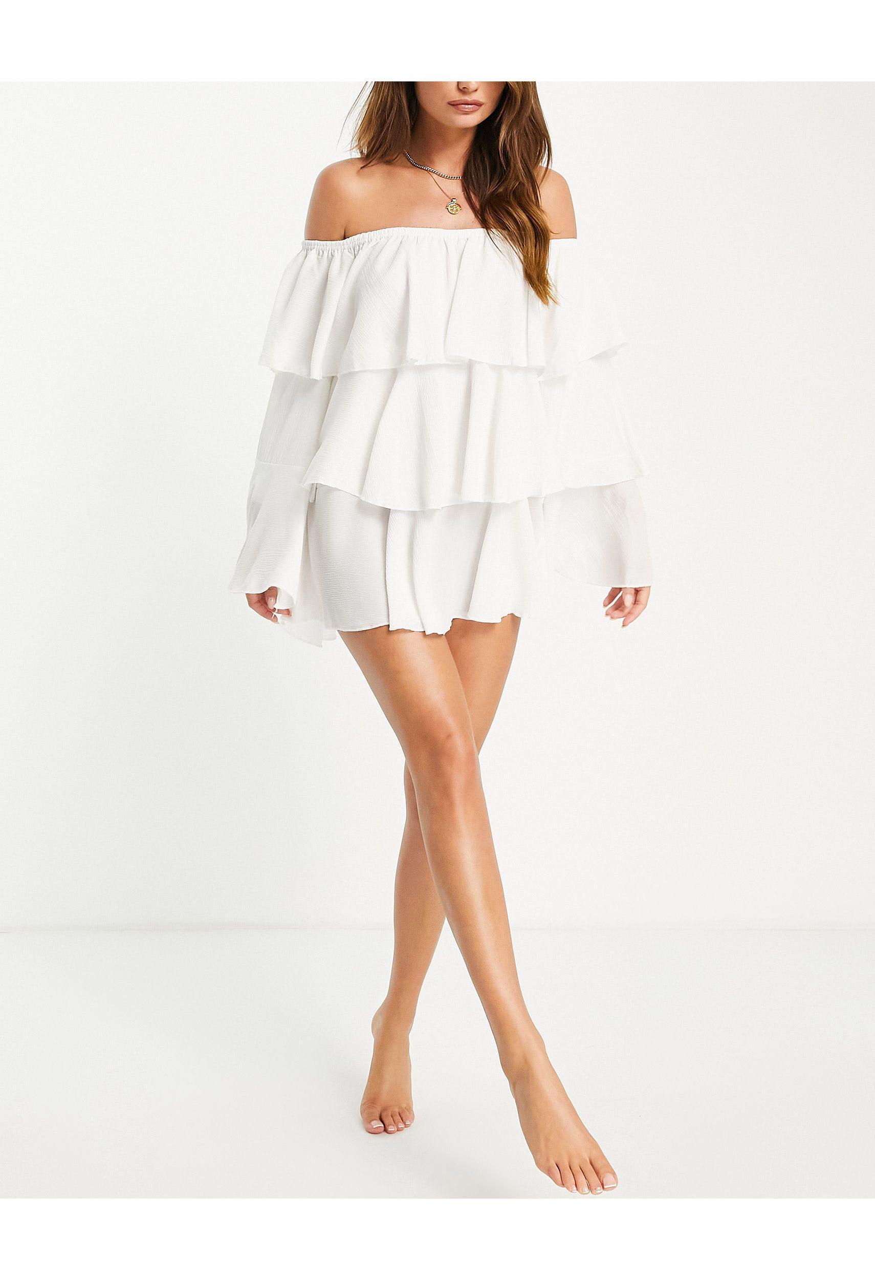Layered beach best sale dress