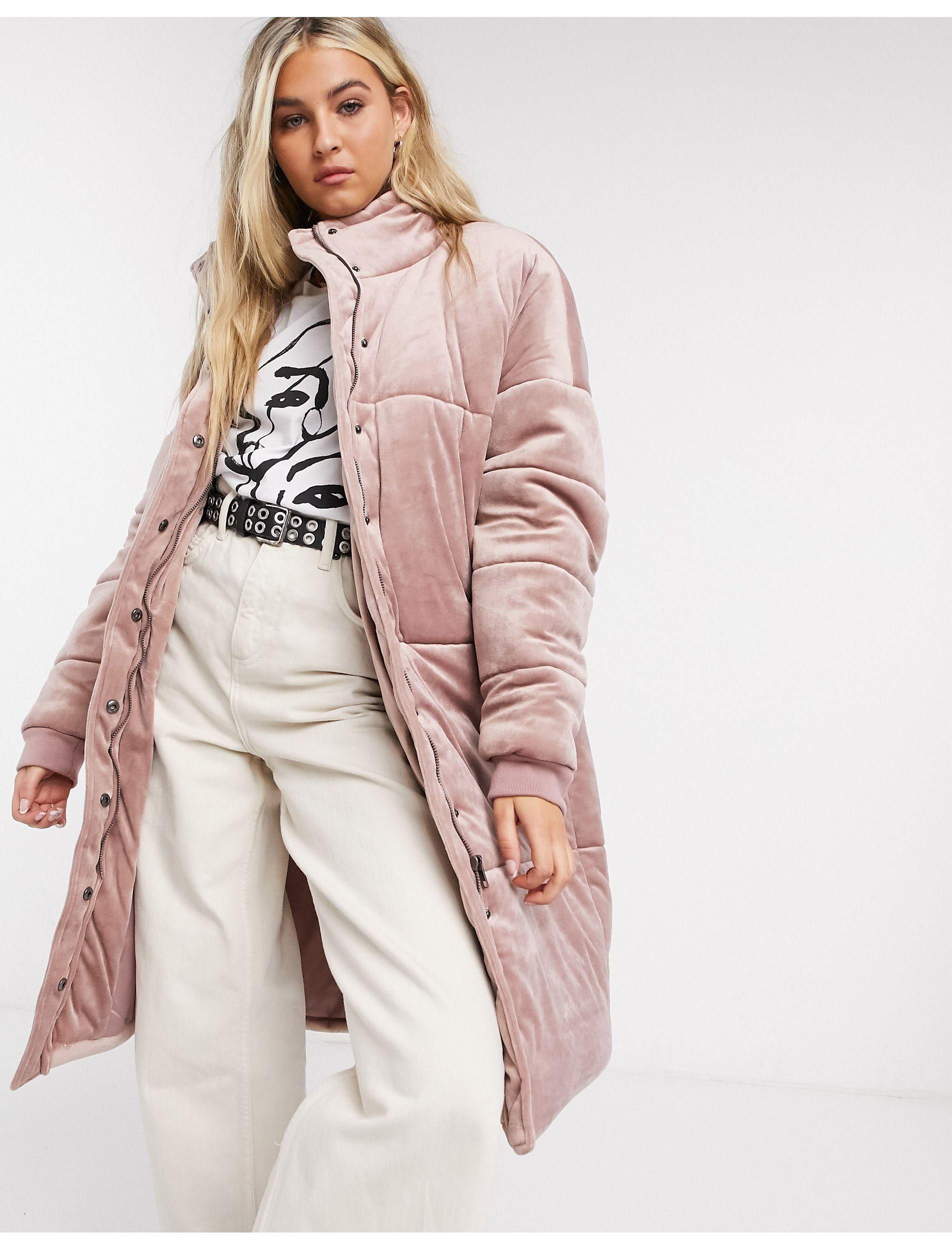 Native Youth Longline Velvet Puffer 