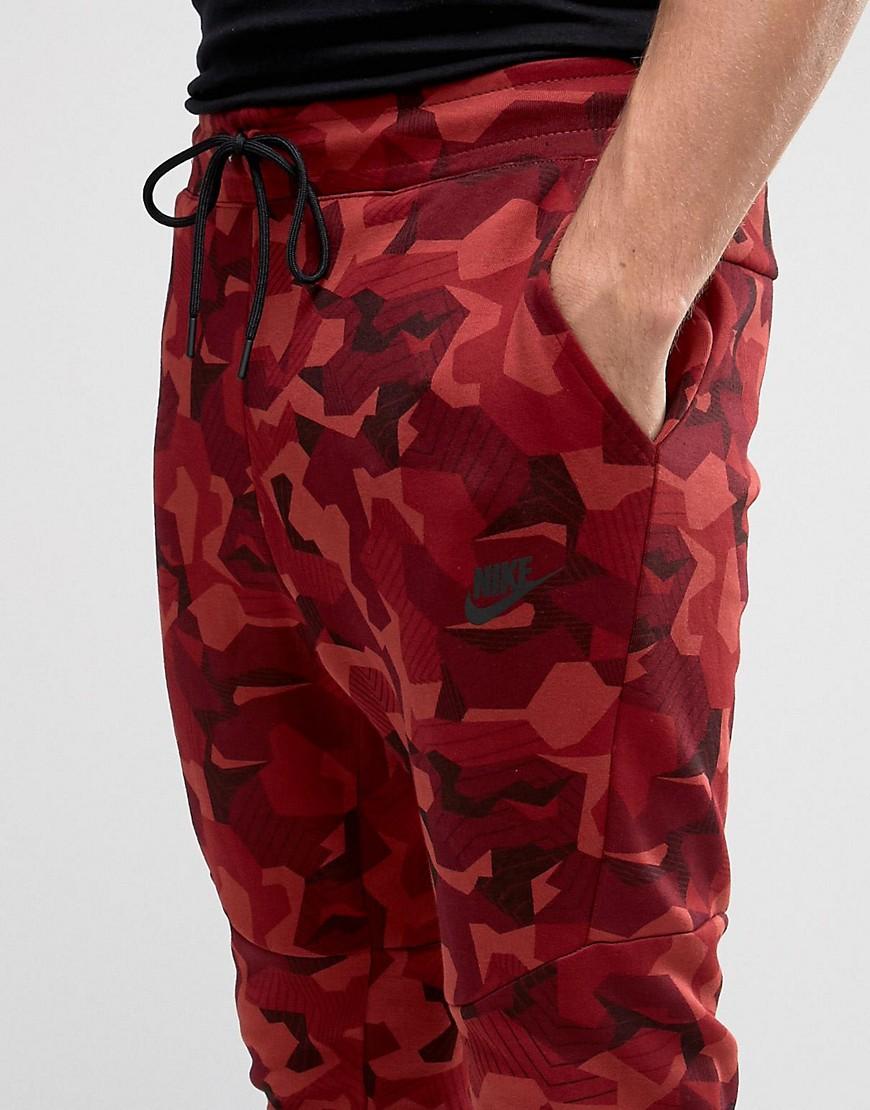 red camo tech fleece