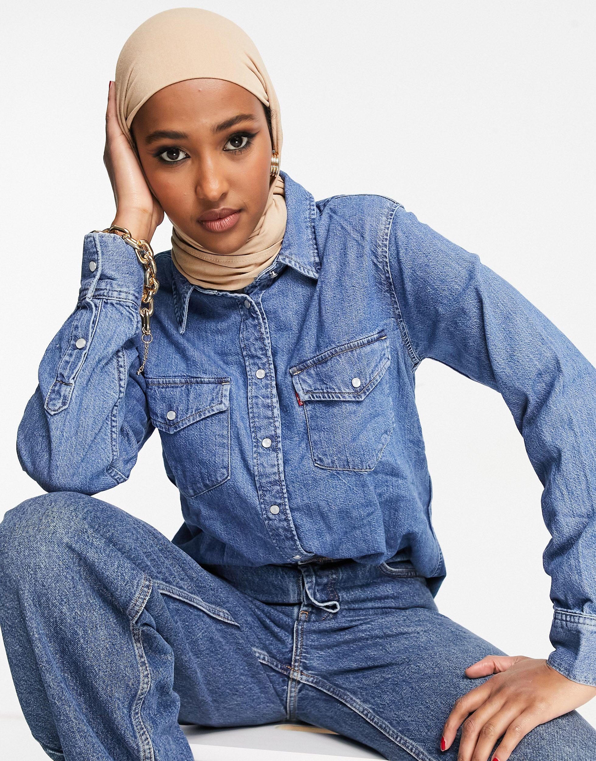 levi's essential western shirt|OFF 79 