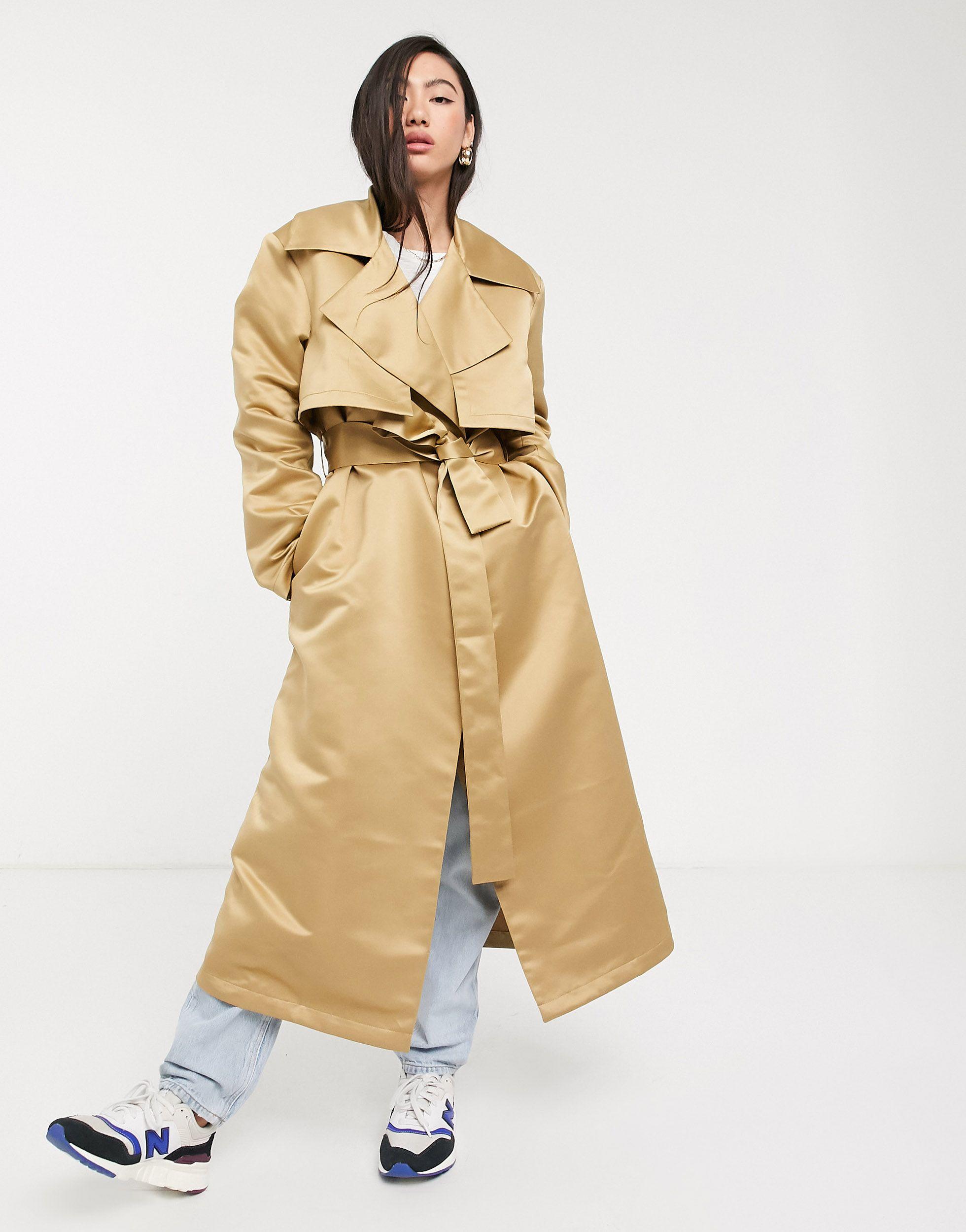 asos long trench coat