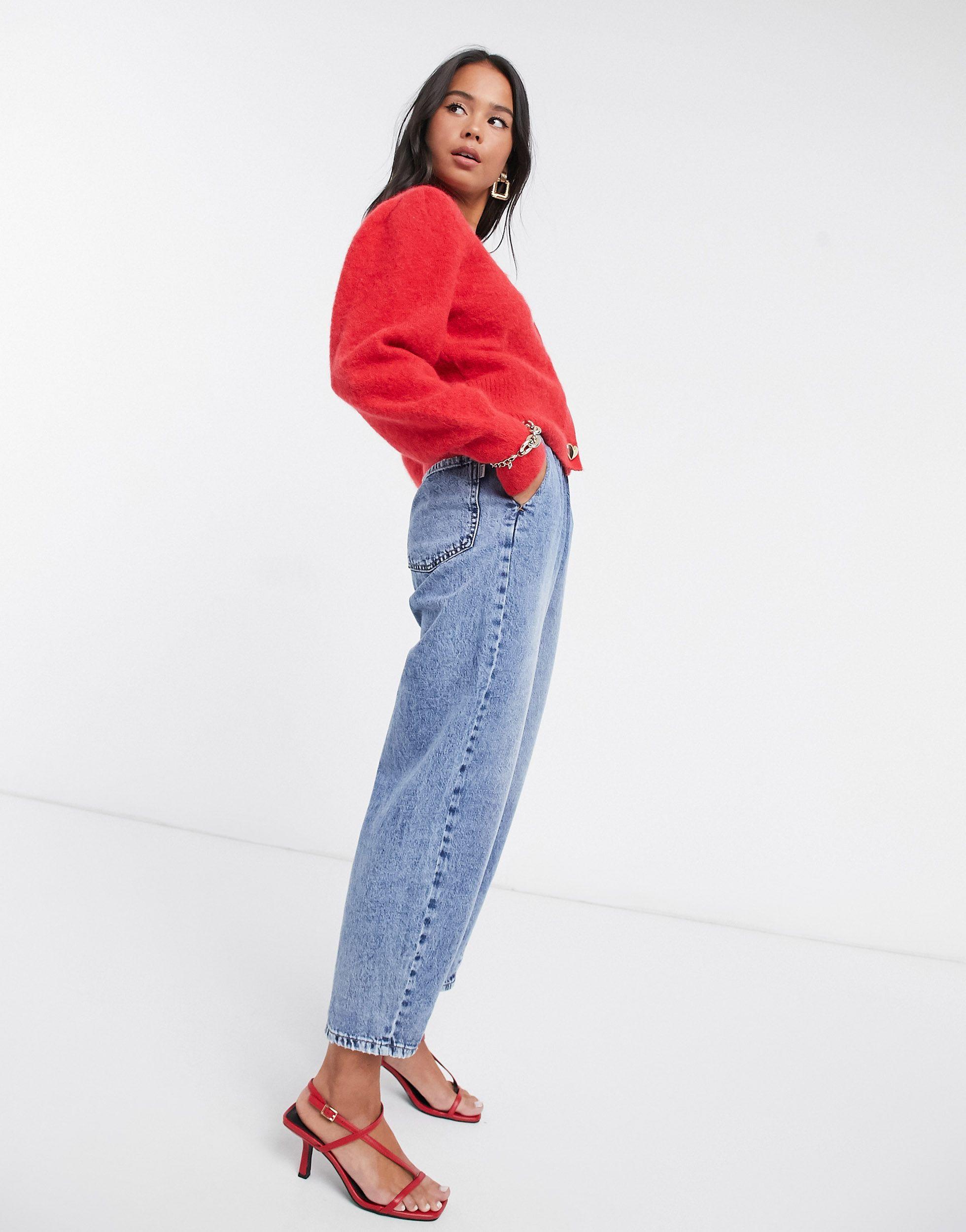 & other stories red cardigan