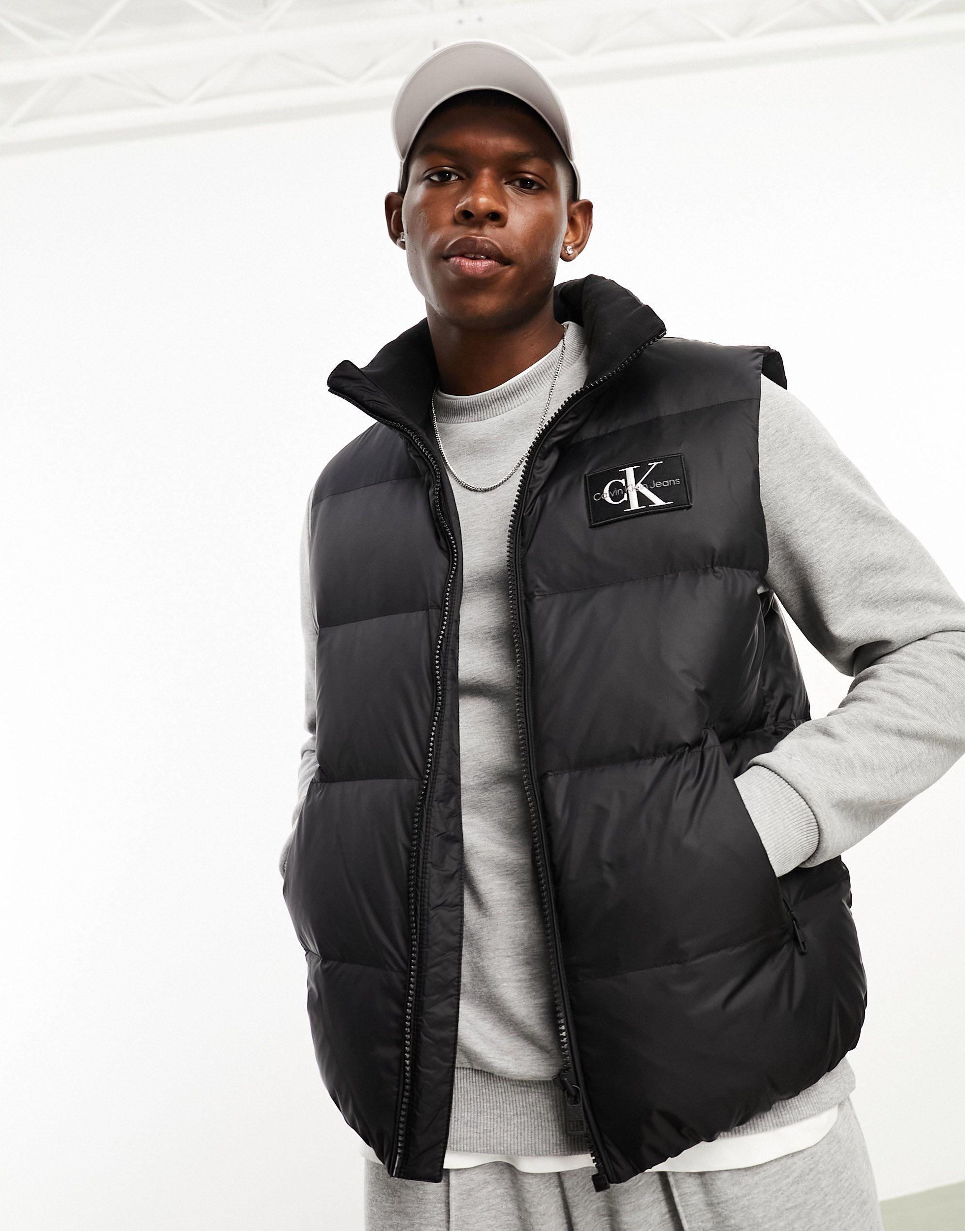 Essentials - doudoune sans manches Calvin Klein pour homme en coloris Noir  | Lyst