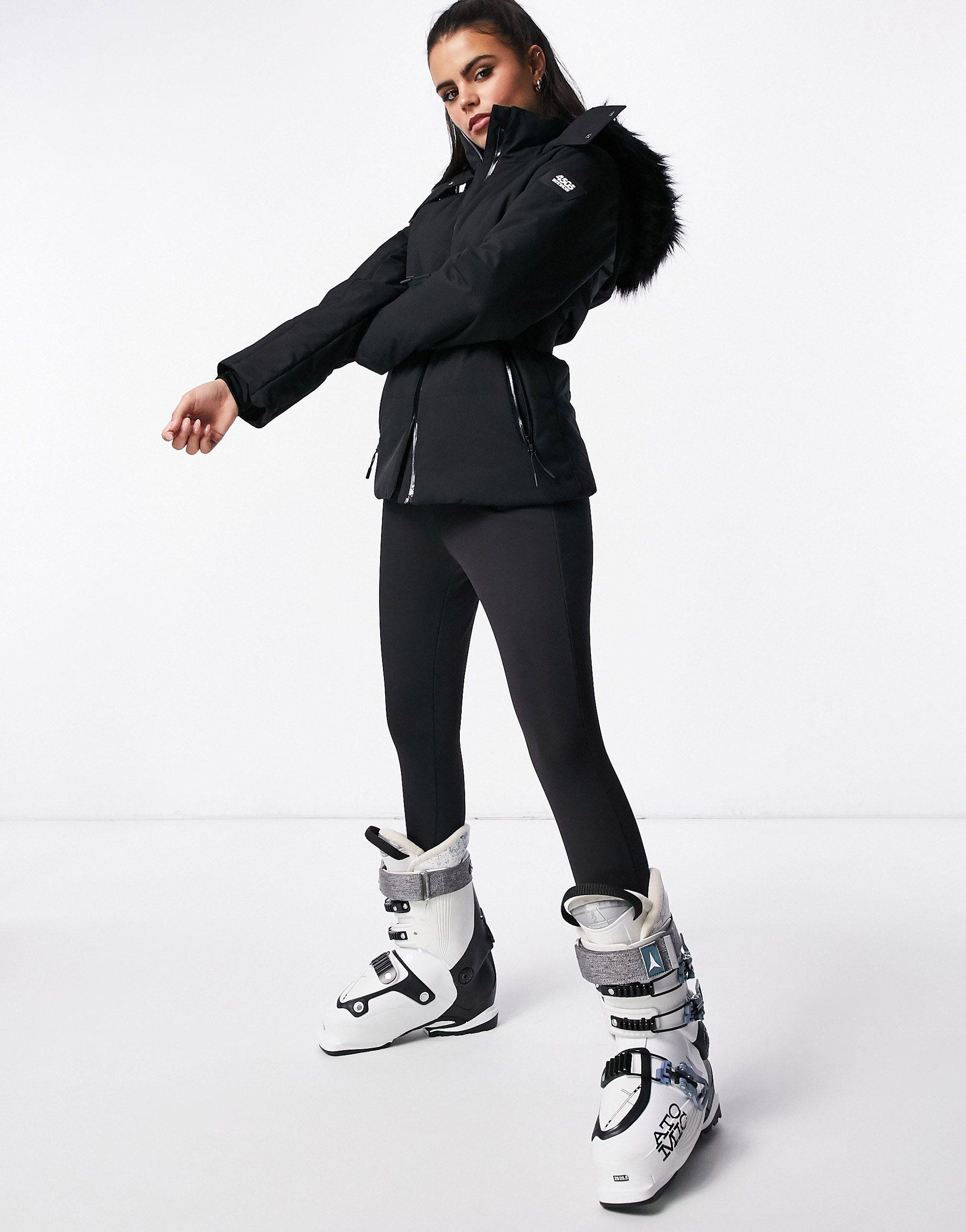 ASOS 4505 Petite Ski Skinny Ski Pants With Stirrup in Black - Lyst