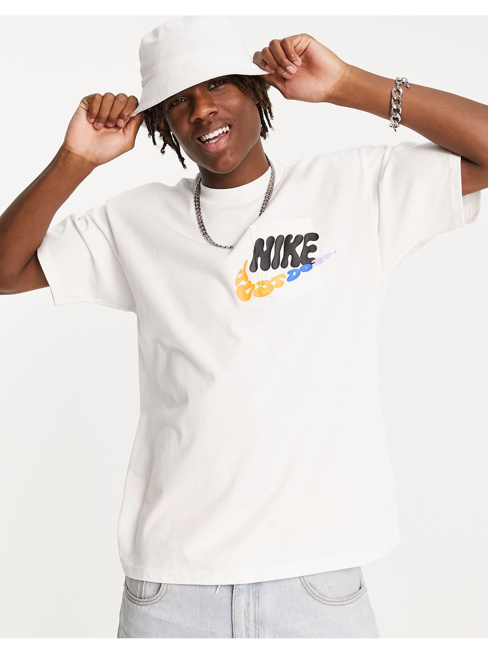Sport power - t-shirt oversize en tissu épais Nike pour homme en coloris  Blanc | Lyst