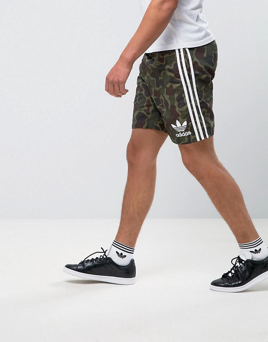 adidas Originals Synthetic Jersey Shorts In Camo Bk0012 in Green ... adidas Originals Synthetic Jersey Shorts In Camo Bk0012 in Green ...