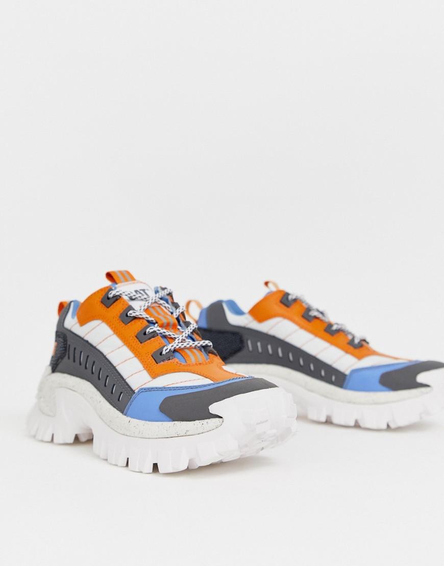 Cat Intruder Chunky Sneakers In Blue 
