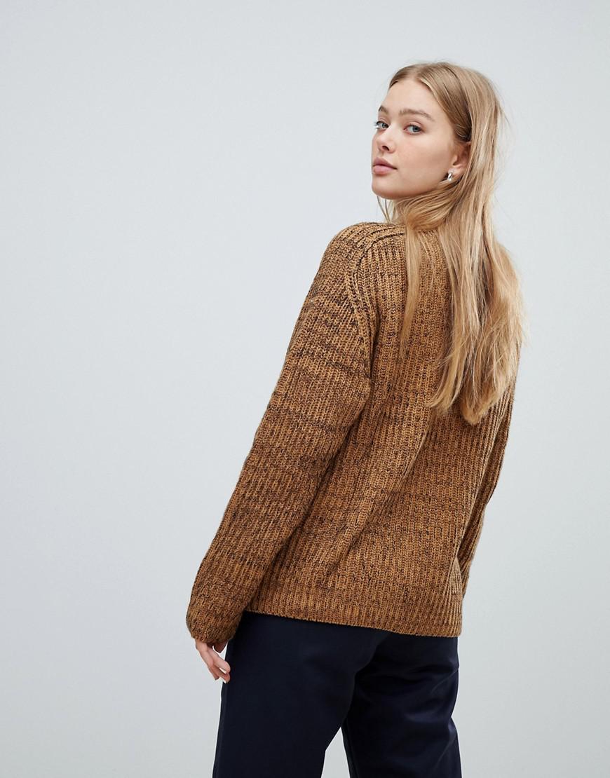 Carhartt WIP Synthetic Knitted Sweater in Brown - Lyst