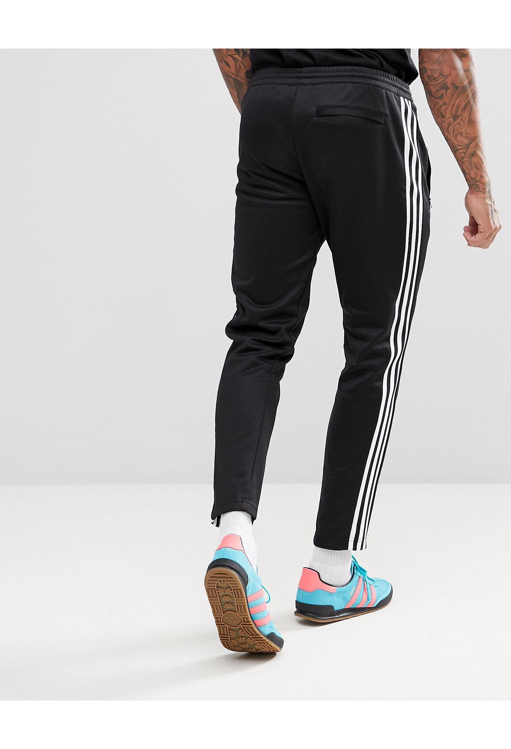 adidas Originals Adicolor Beckenbauer - Skinny-fit joggingbroek in het  Zwart voor heren | Lyst NL