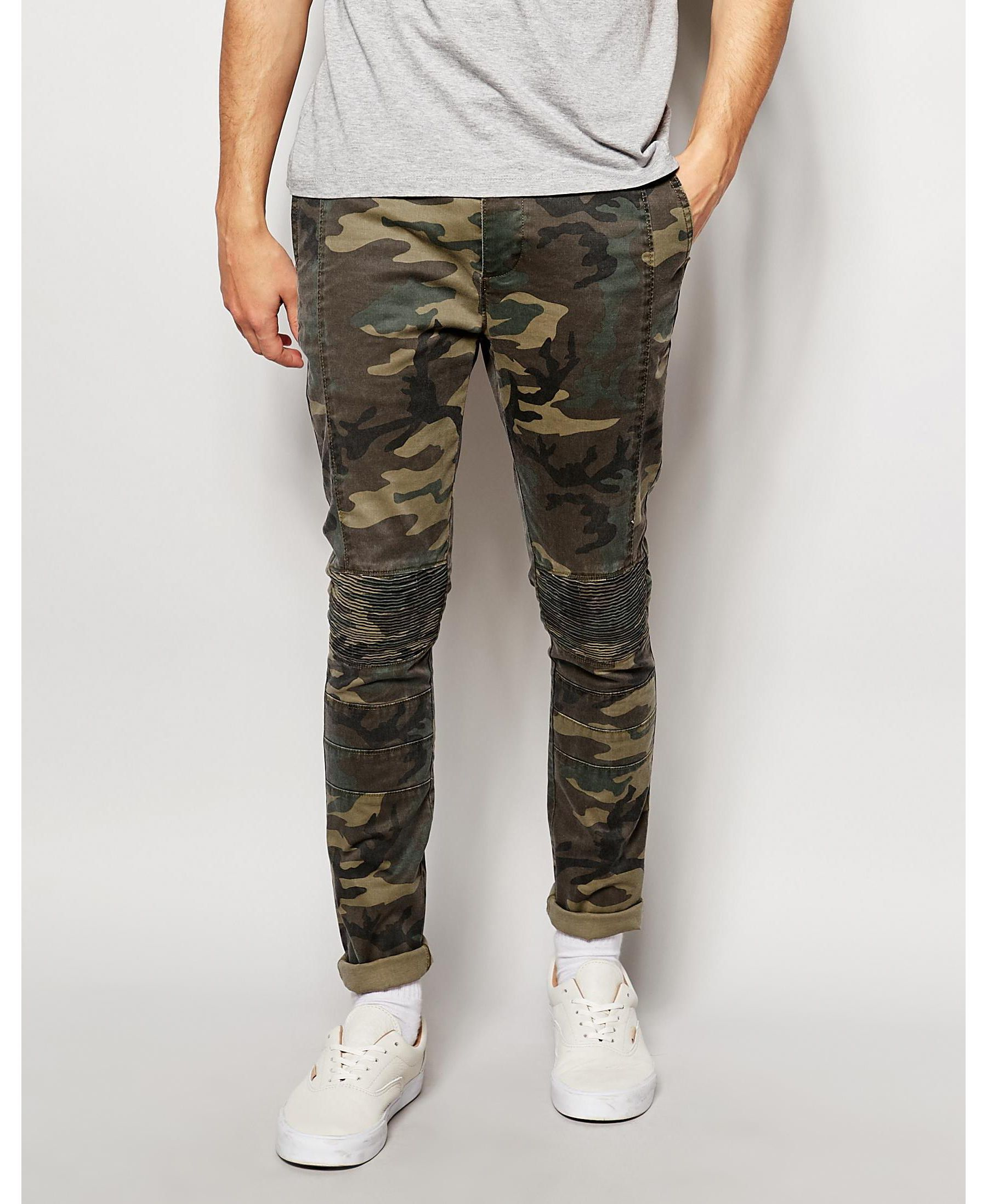asos camouflage pants