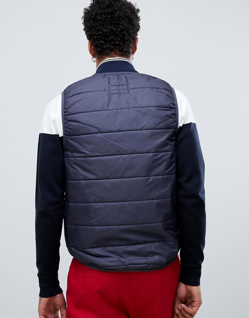 Fred Perry lavenham ネイビー ダウンベスト FRED PERRY（フレッド 