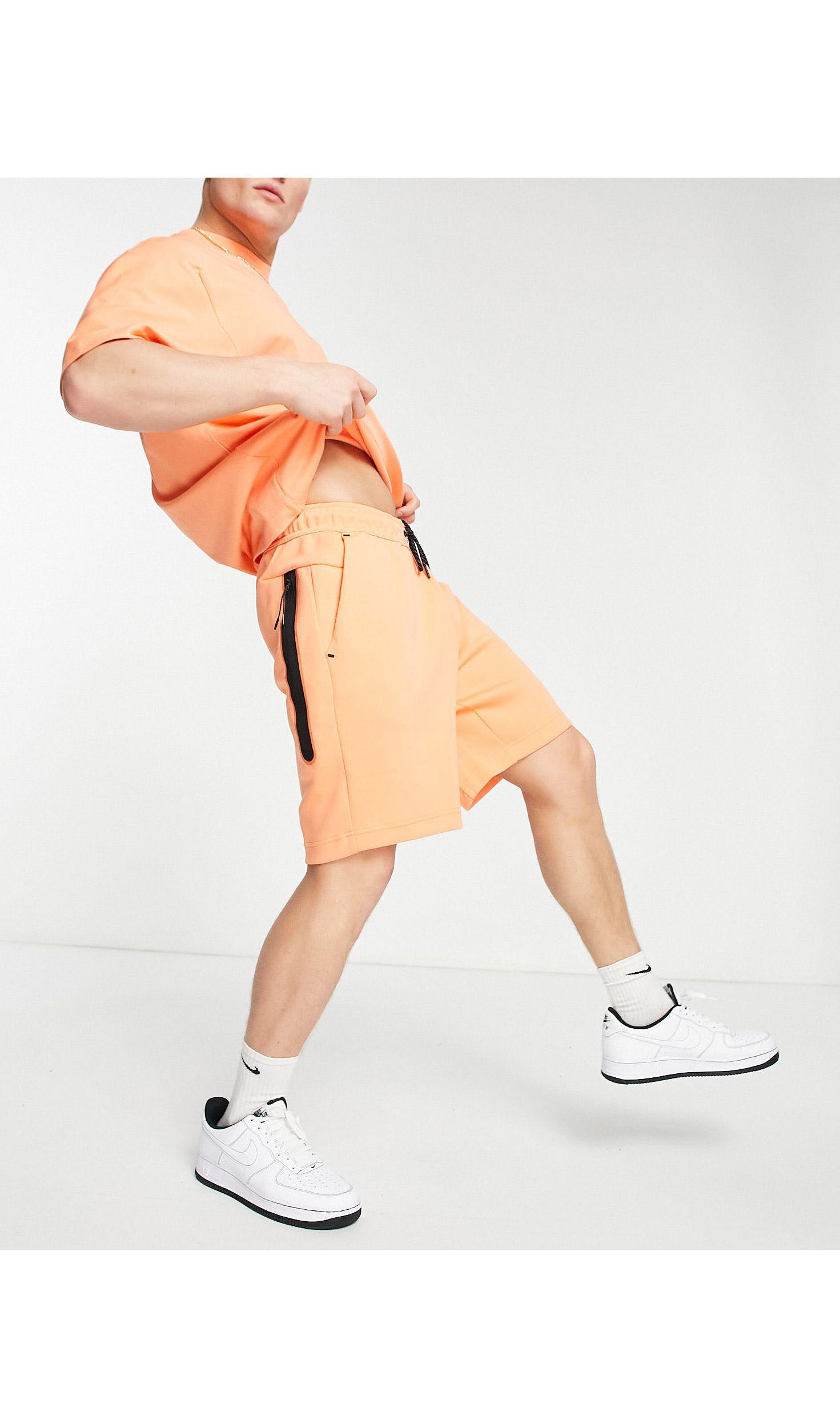 Nike – tech – fleece-shorts in Orange für Herren | Lyst AT