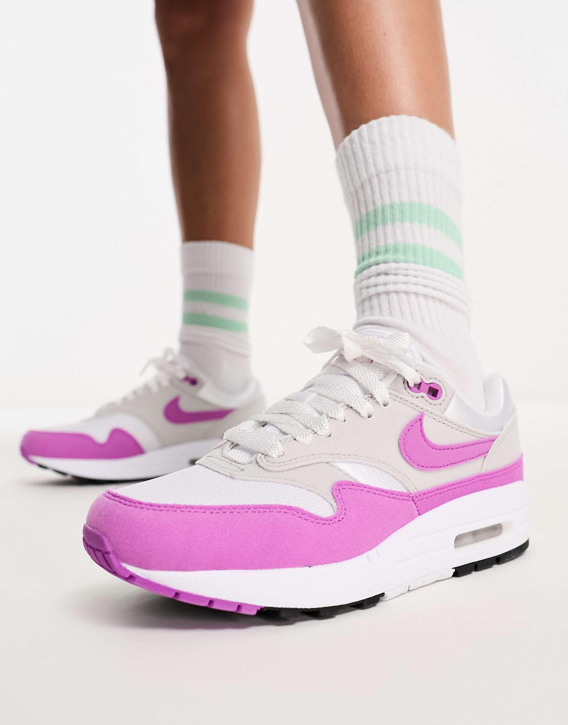Nike air max 1 sneaker in Pink Lyst DE