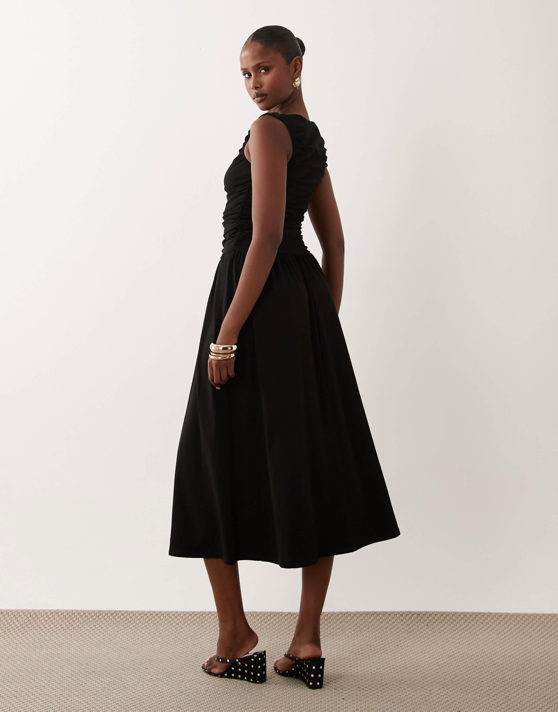 ladies black sweater dress Cozy rr_track_clothing Color:ANTIQUE WASH The fabric is soft Angelique Mini Dress -