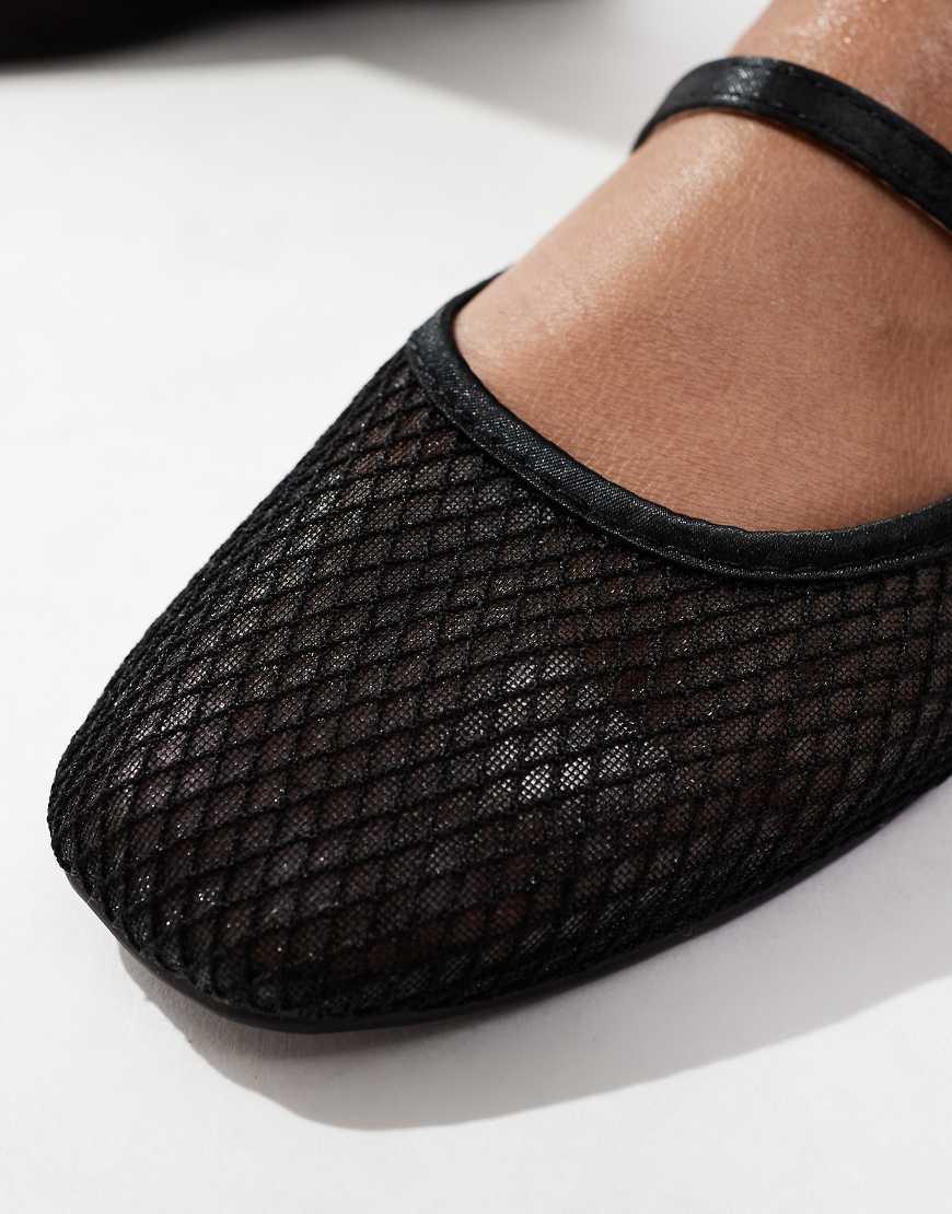 River Island Mesh Ballet Flat in Blue Lyst UK