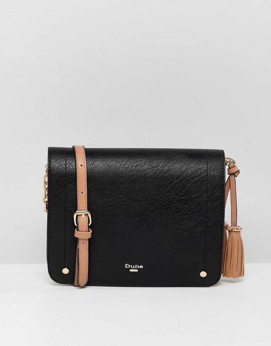 dune black cross body bag