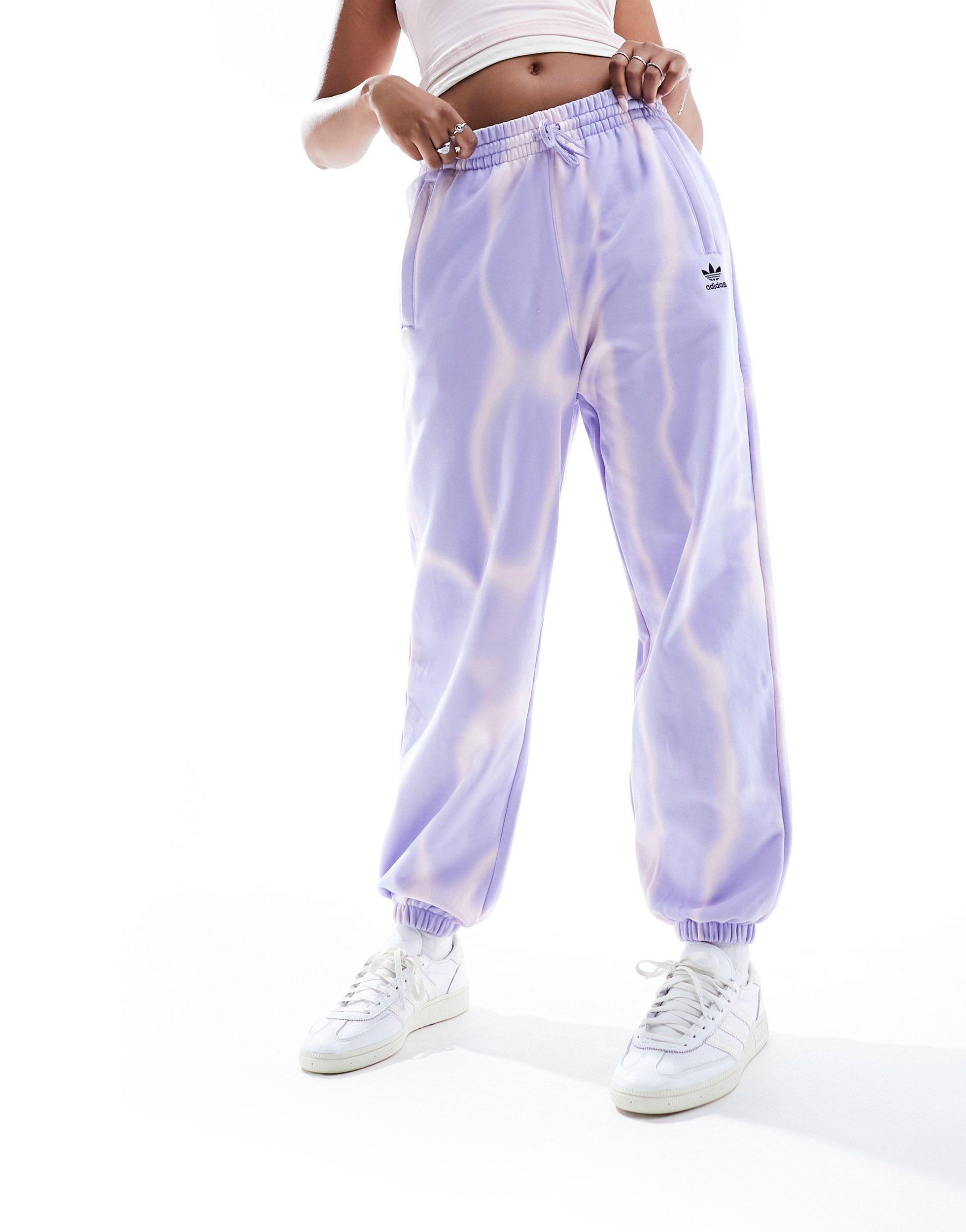 Adidas joggers purple 2025