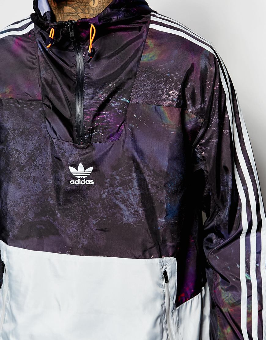 adidas marble windbreaker