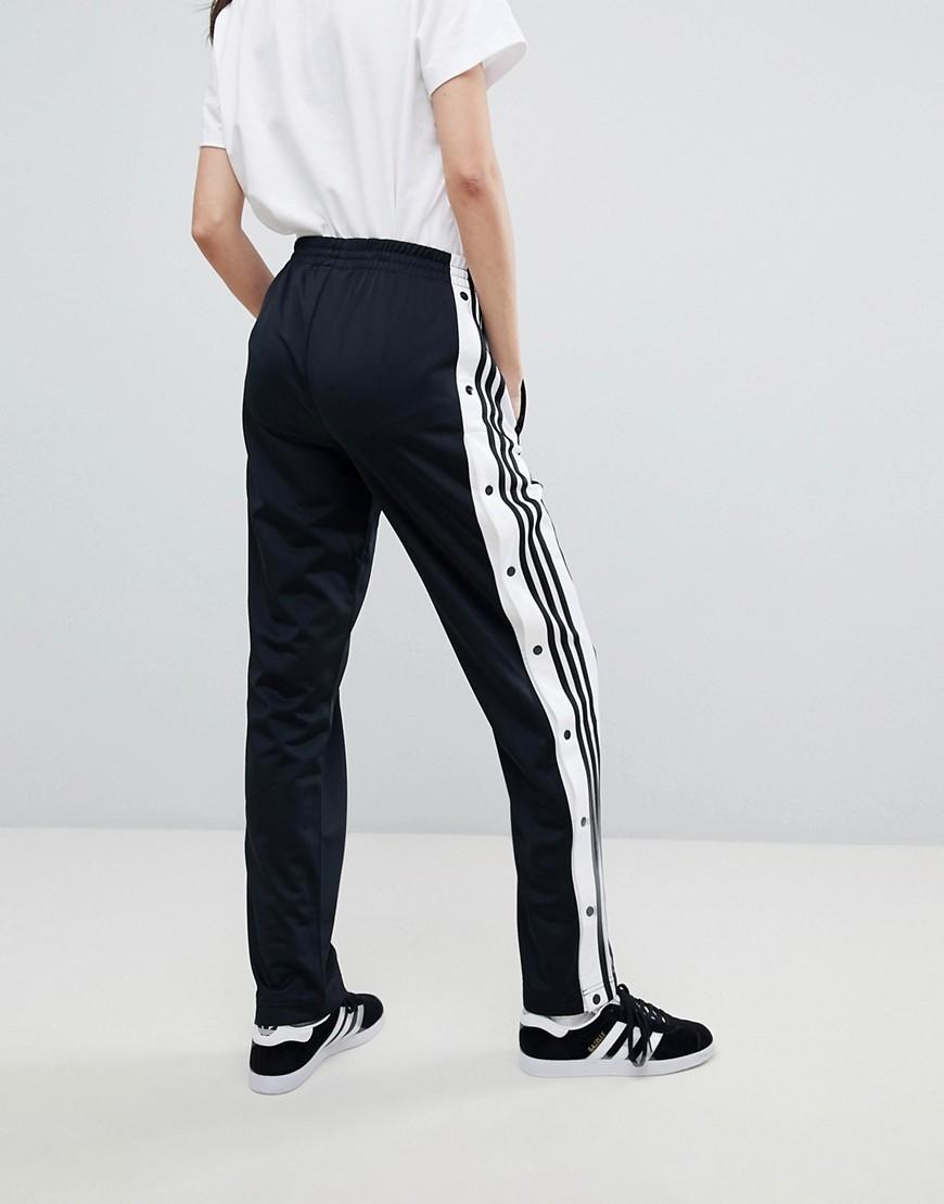 adidas Originals Originals Adicolor Popper Pants In Black - Lyst