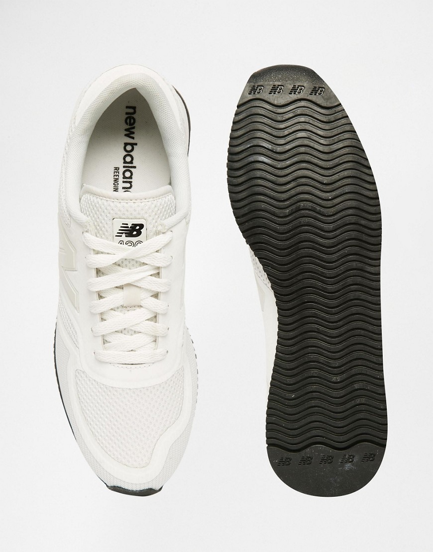 New Balance 420 Microfiber Trainers in White - Lyst