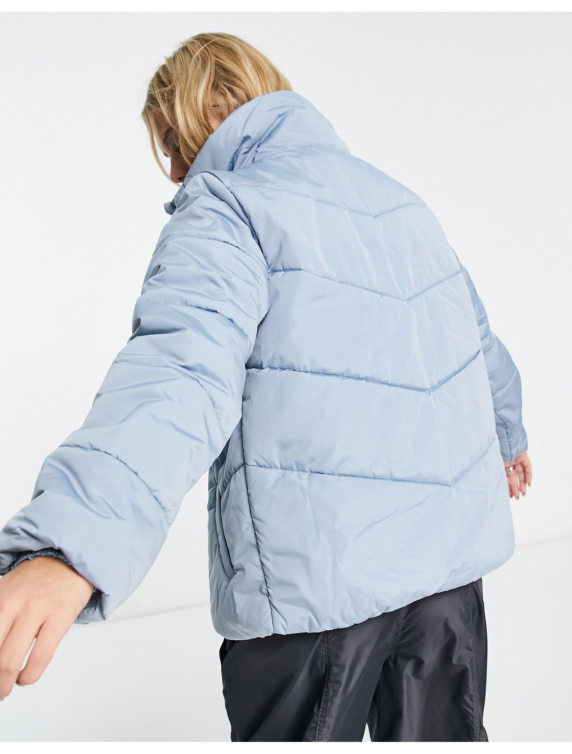 Vans Foundry Puffer Jacket in Blue | Lyst