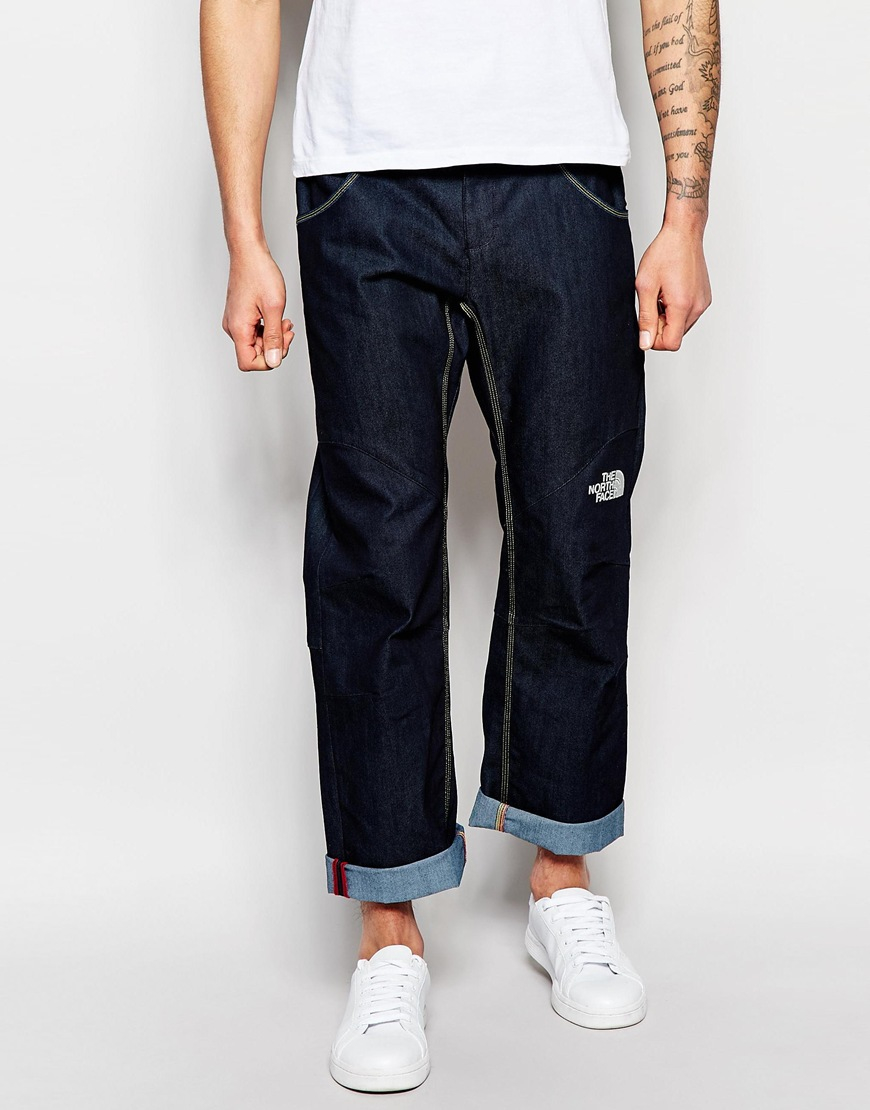 The North Face Jeans With Articulated Knee in Blue for Men | Lyst Canada