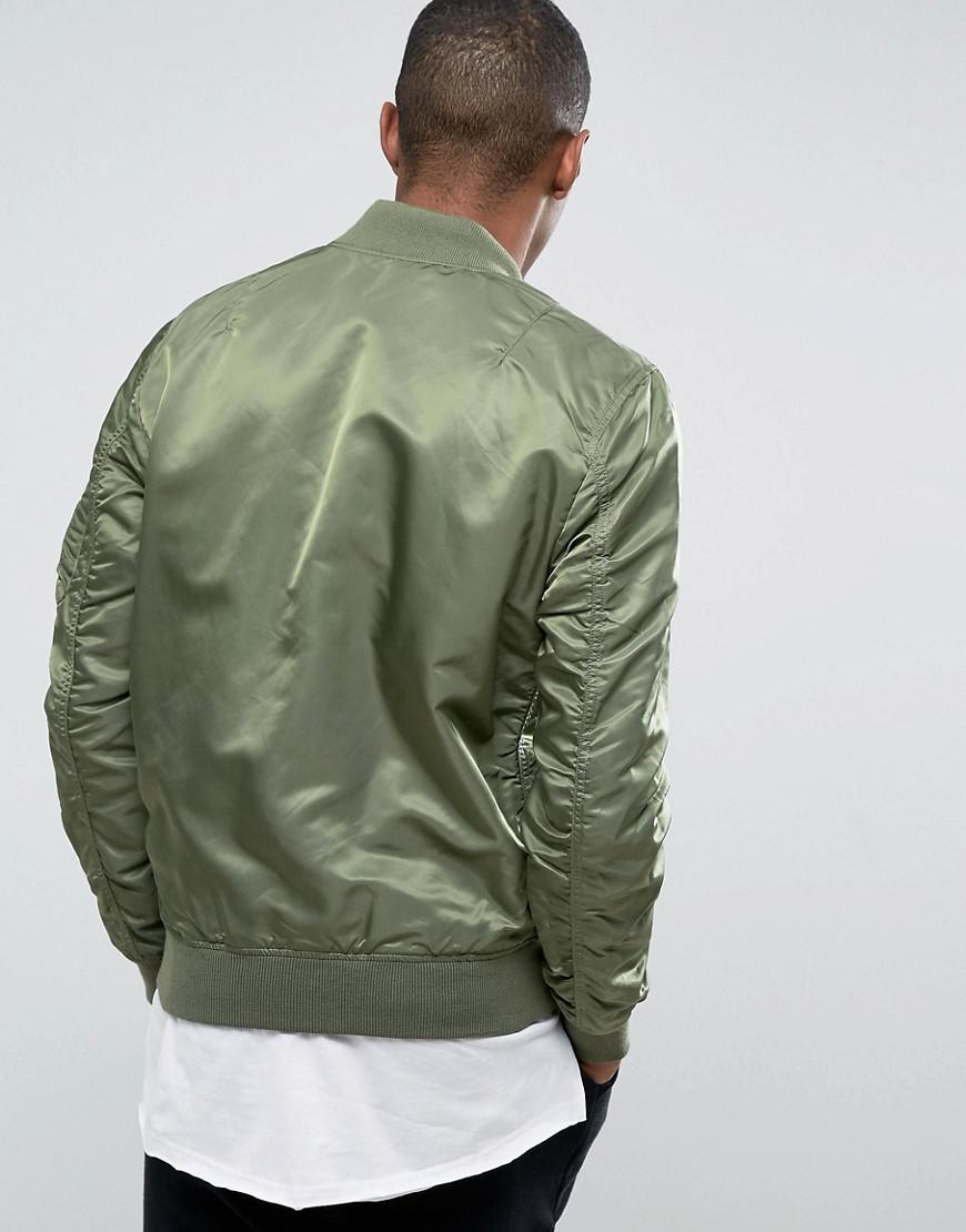 Alpha Industries Synthetic Lightweight Reversible Ma-1 Vf Bomber Jacket ...