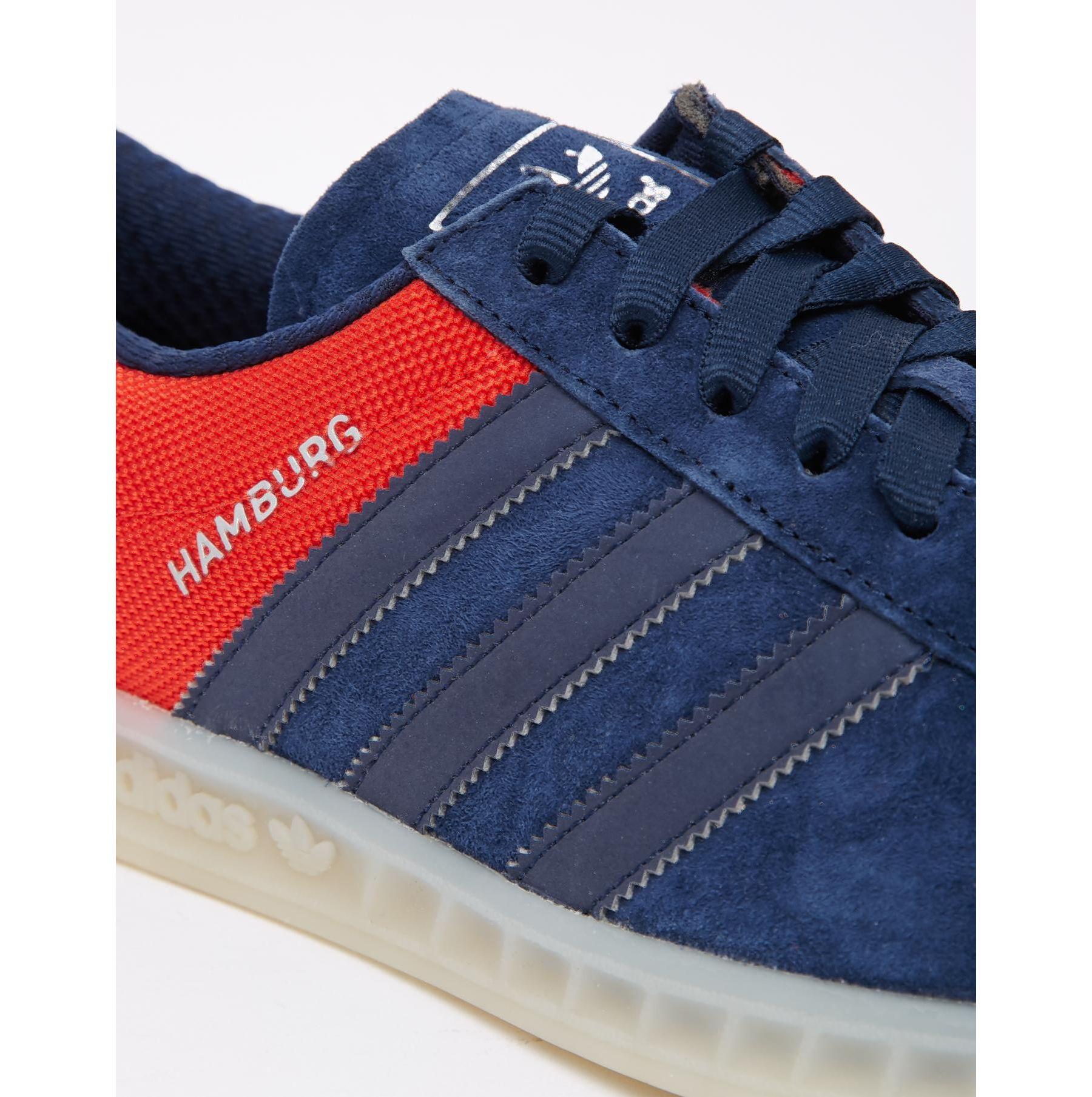 adidas hamburg trainers blue